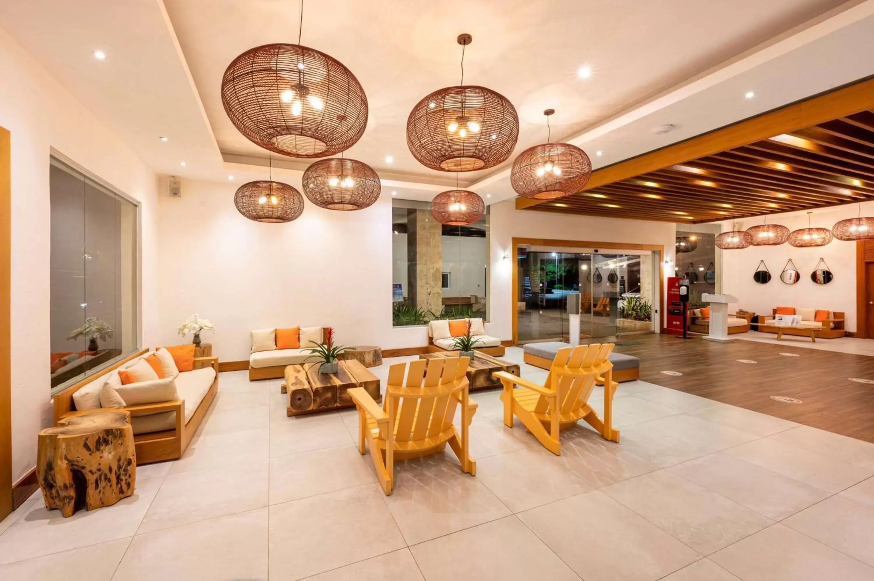 Lobby or reception, Restaurant/Places to Eat in Viva Tangerine by Wyndham, A Trademark All Inclusive