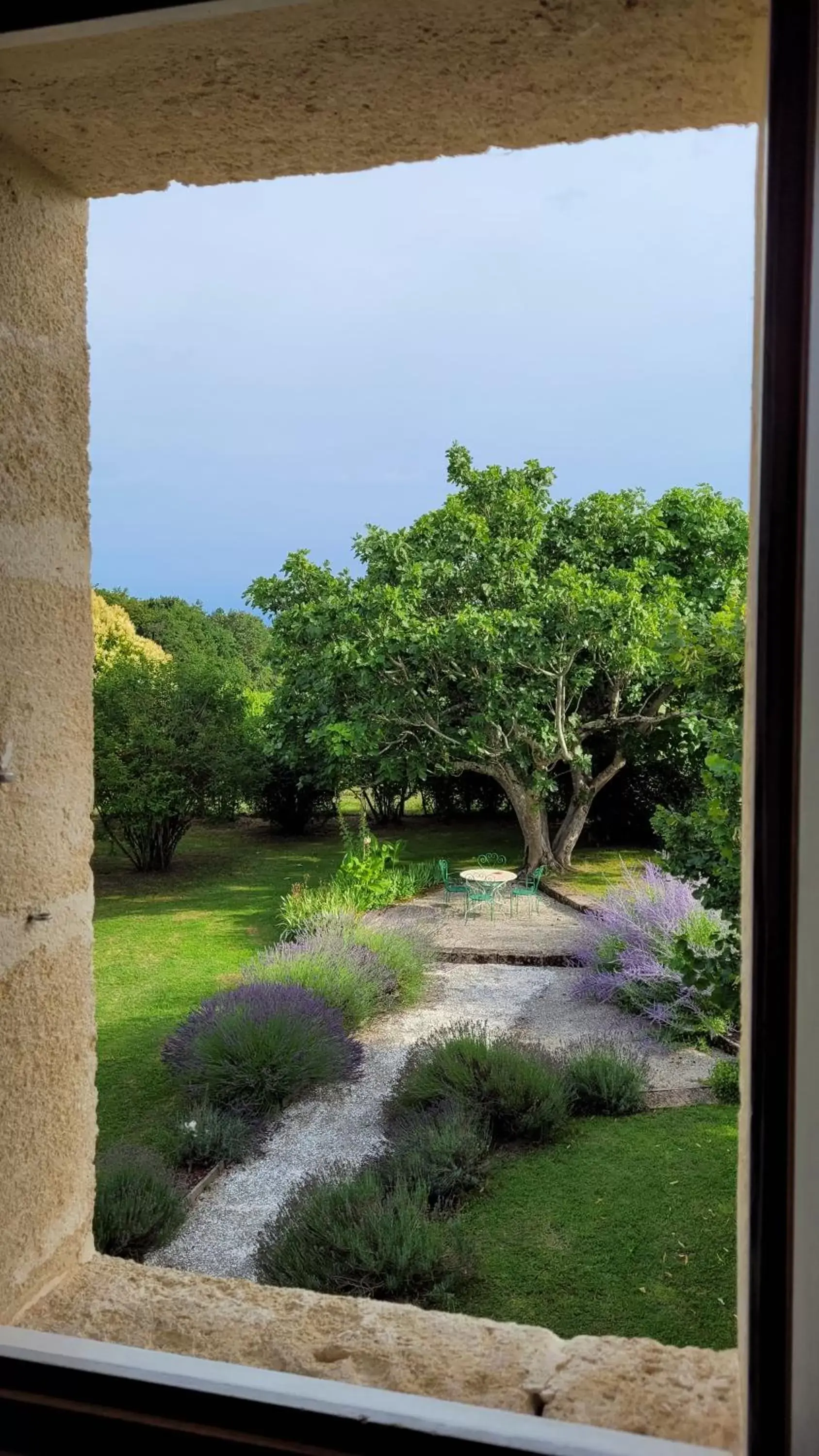 Garden view in Au Do'Mayne des Bouilles - Spa & Piscine