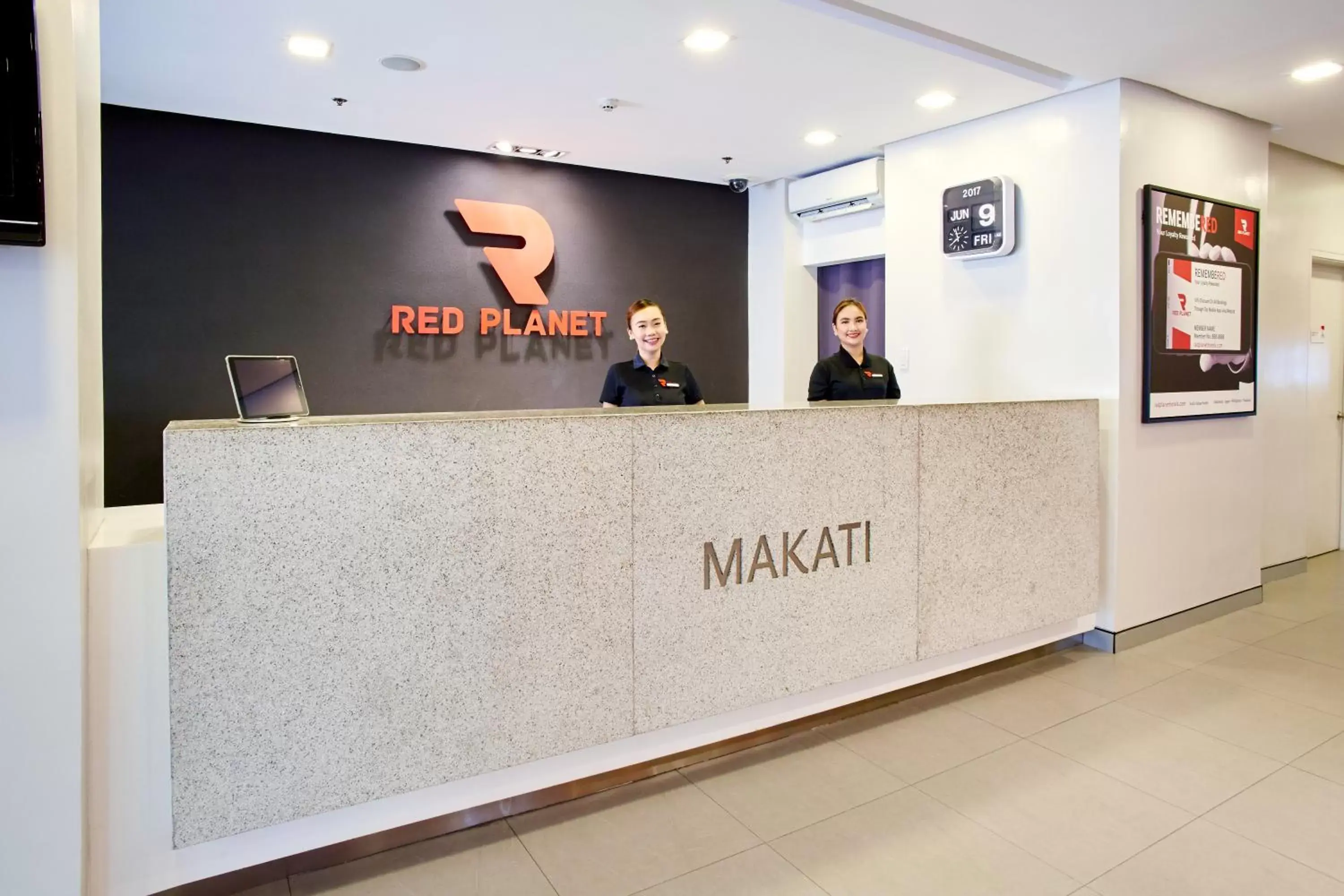 Staff, Lobby/Reception in Red Planet Makati Avenue Manila