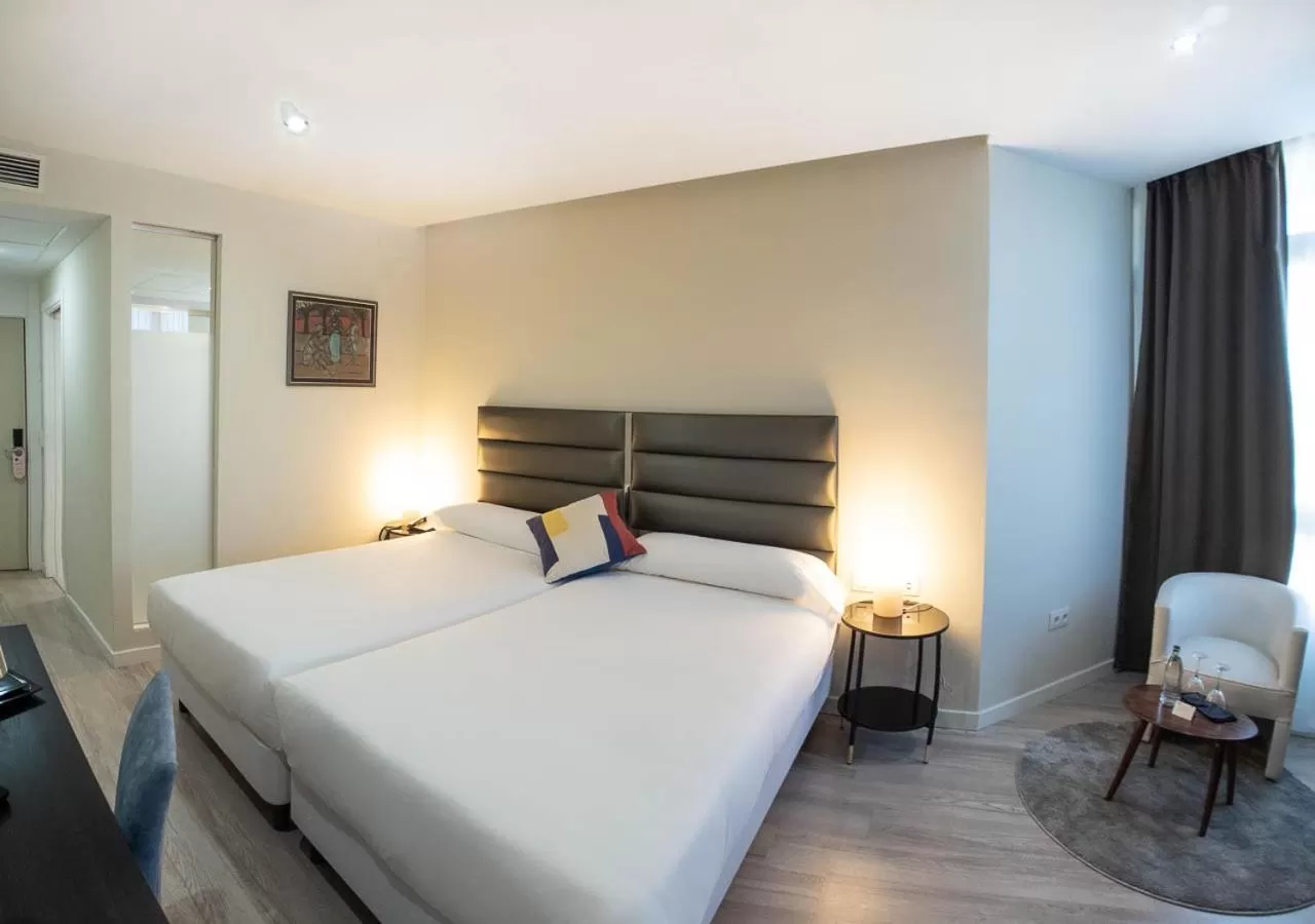 Bed in Hotel Pasarela