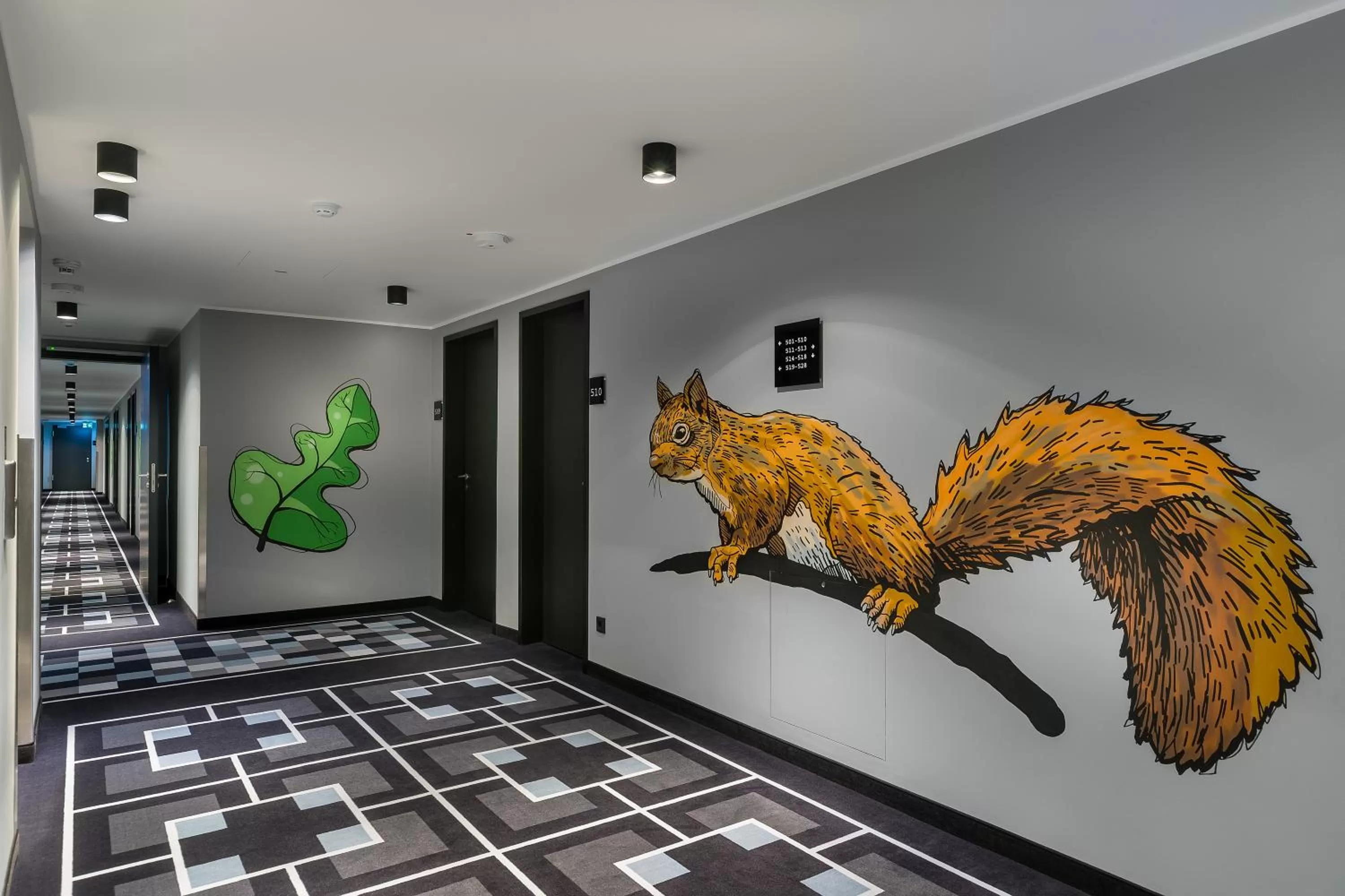 Decorative detail in Holiday Inn - the niu, Square Mannheim by IHG