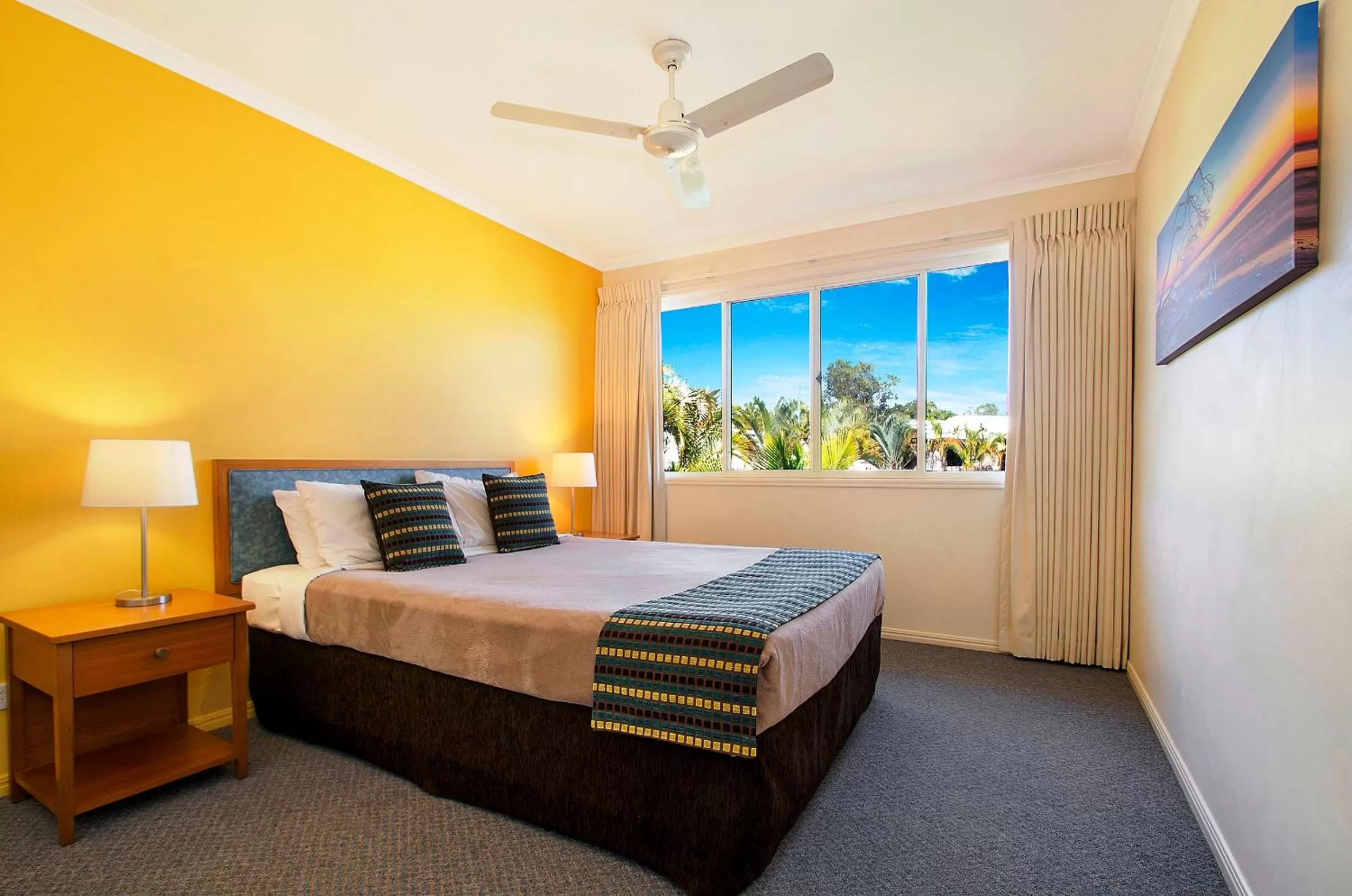 Bed in Ivory Palms Resort Noosa