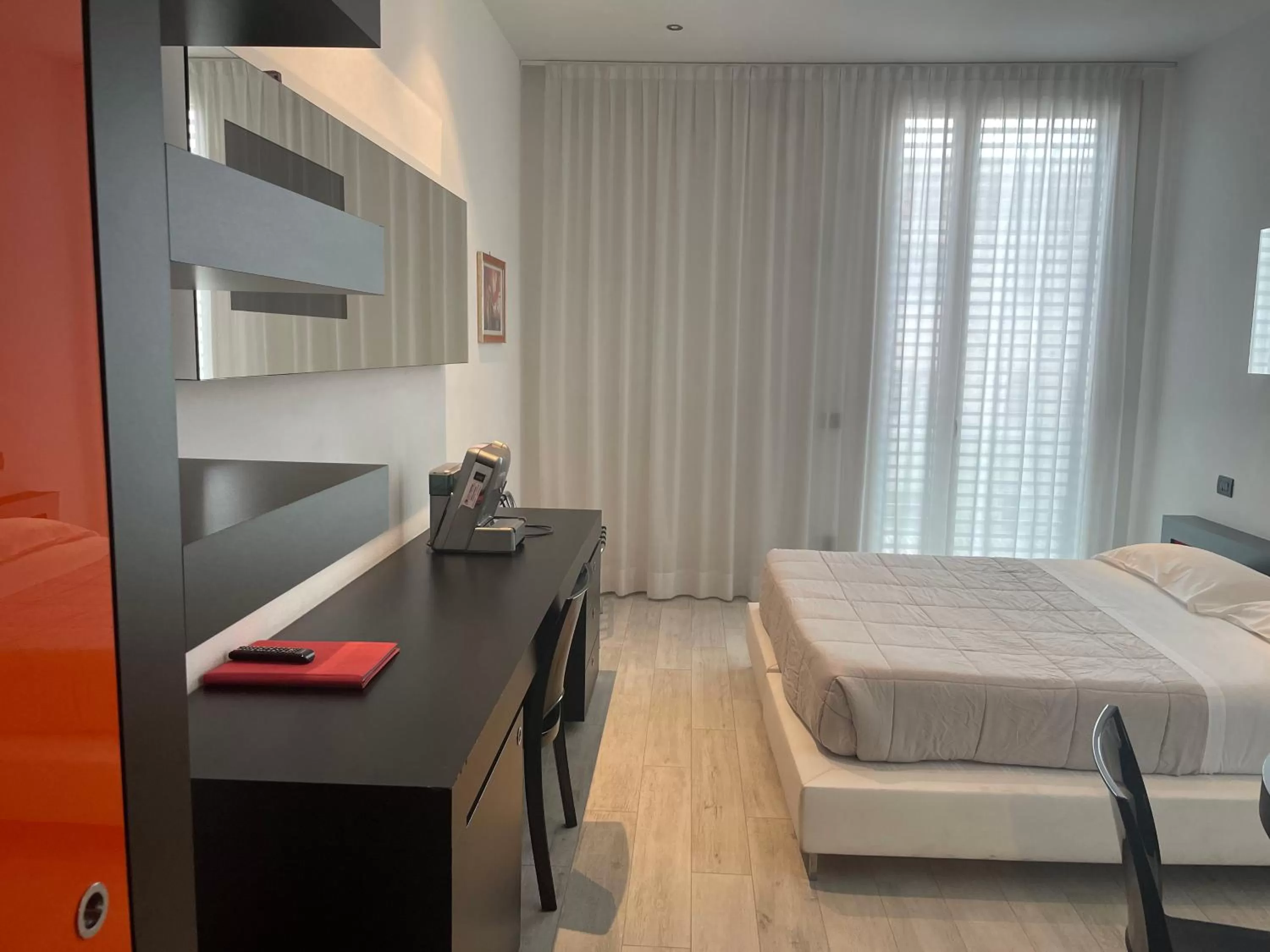 Bed in Blue Shades Hotel