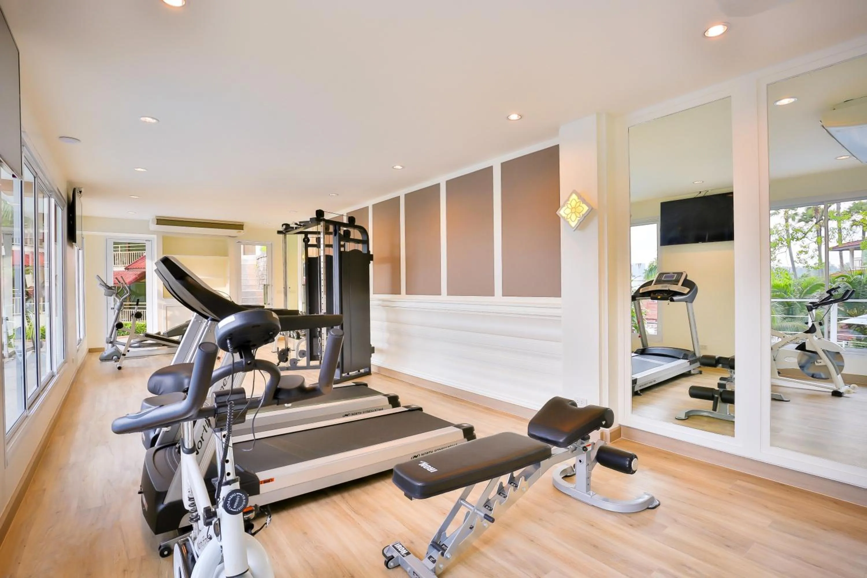 Fitness centre/facilities in Chanalai Flora Resort, Kata Beach