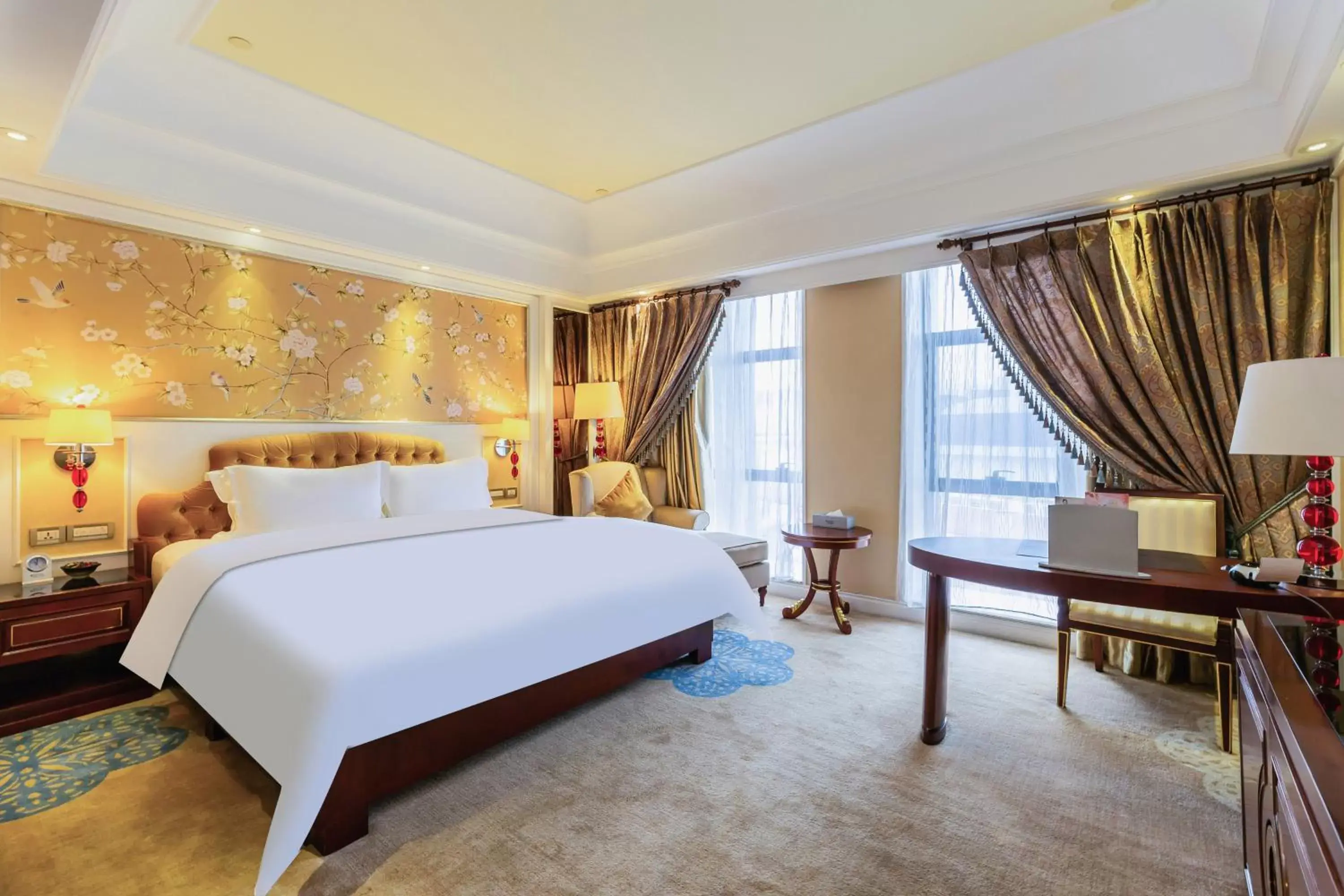 Bed in Wyndham Foshan Shunde