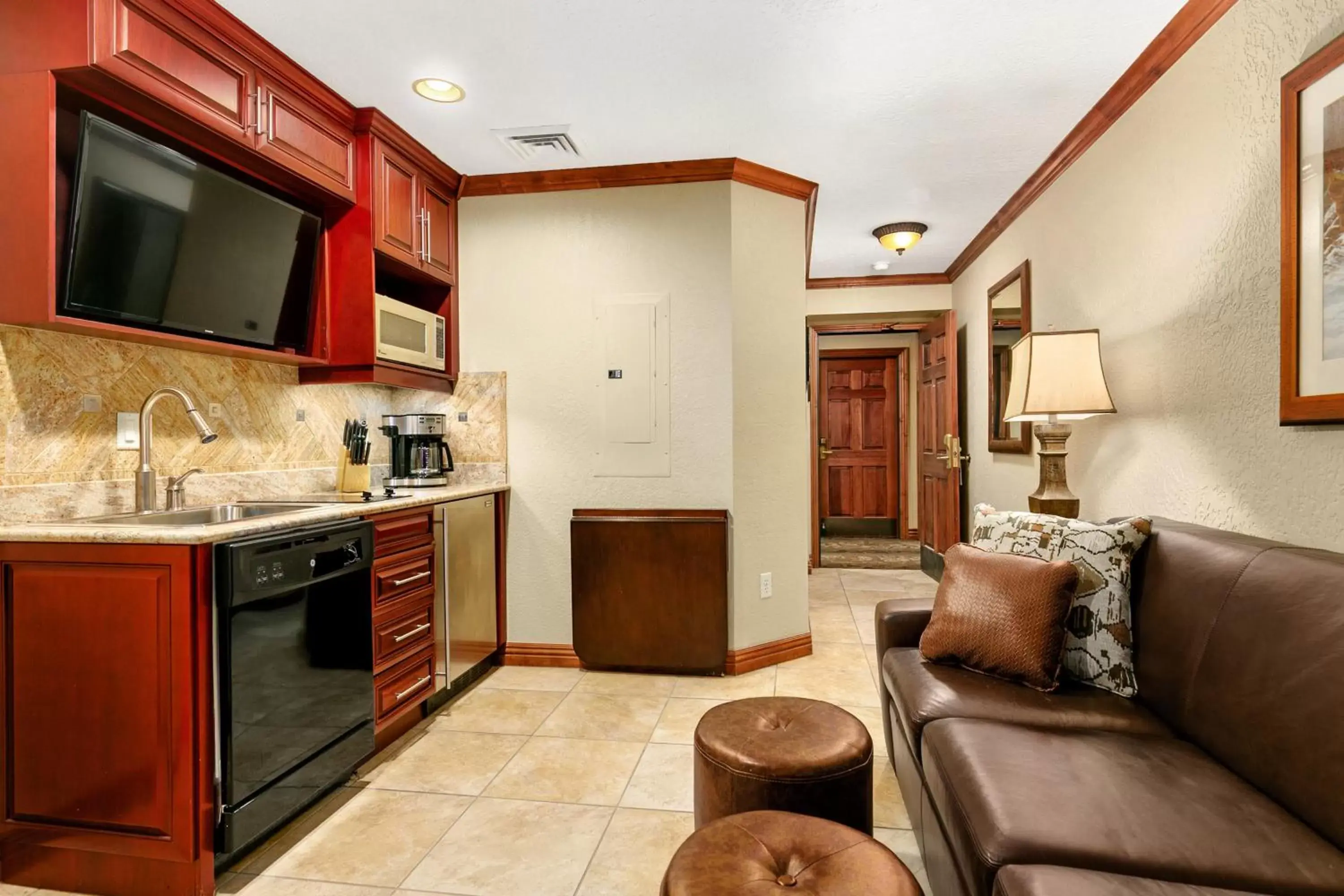 Kitchen/Kitchenette in Condos at Canyons Resort by White Pines