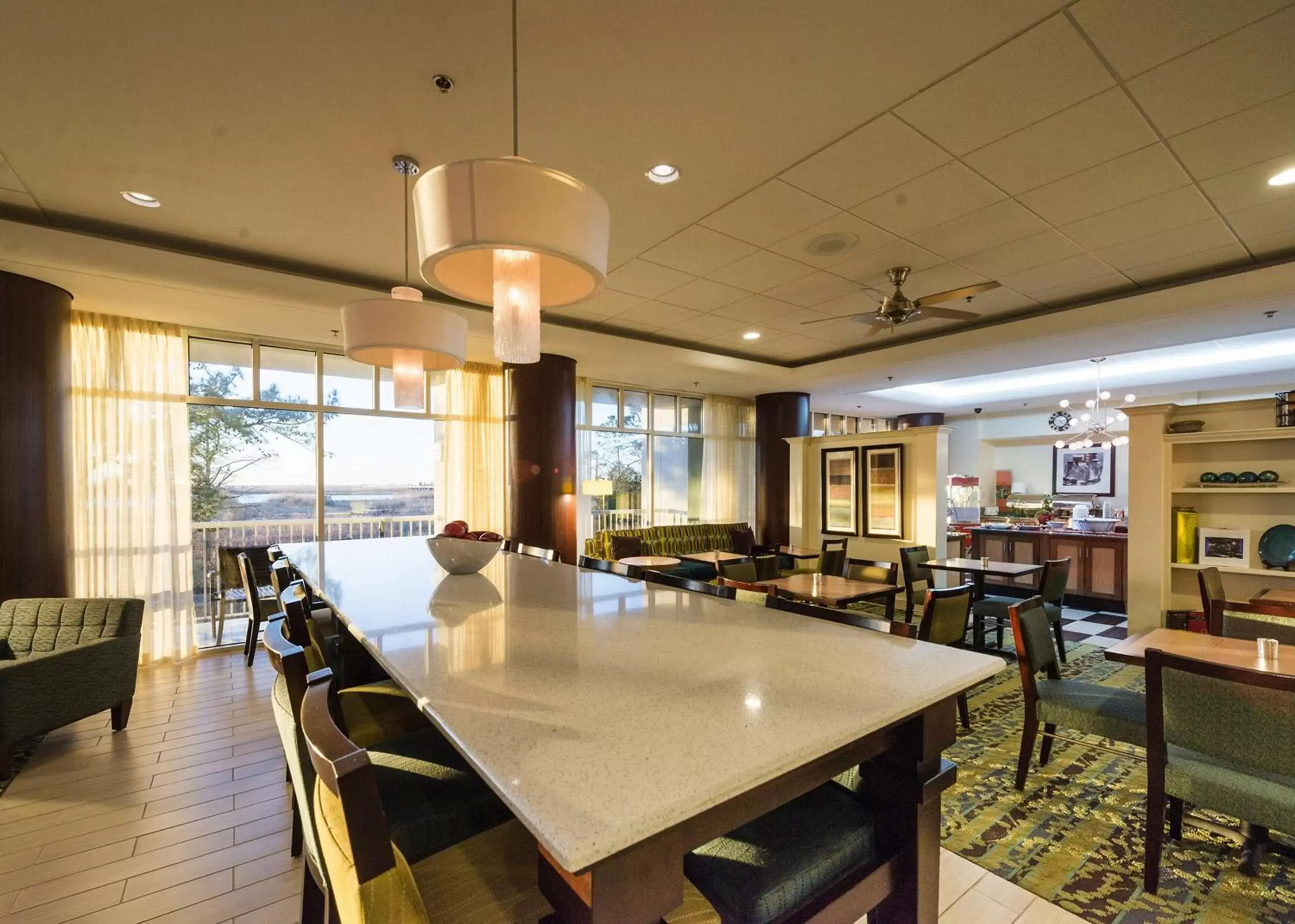 Dining area, Restaurant/Places to Eat in Hampton Inn Mobile/East Bay