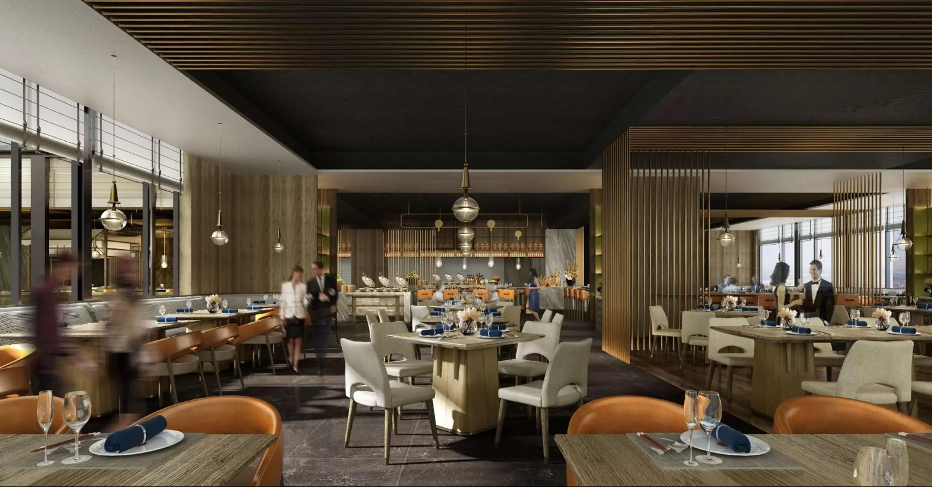 Dining area, Restaurant/Places to Eat in Hilton Taipei Sinban