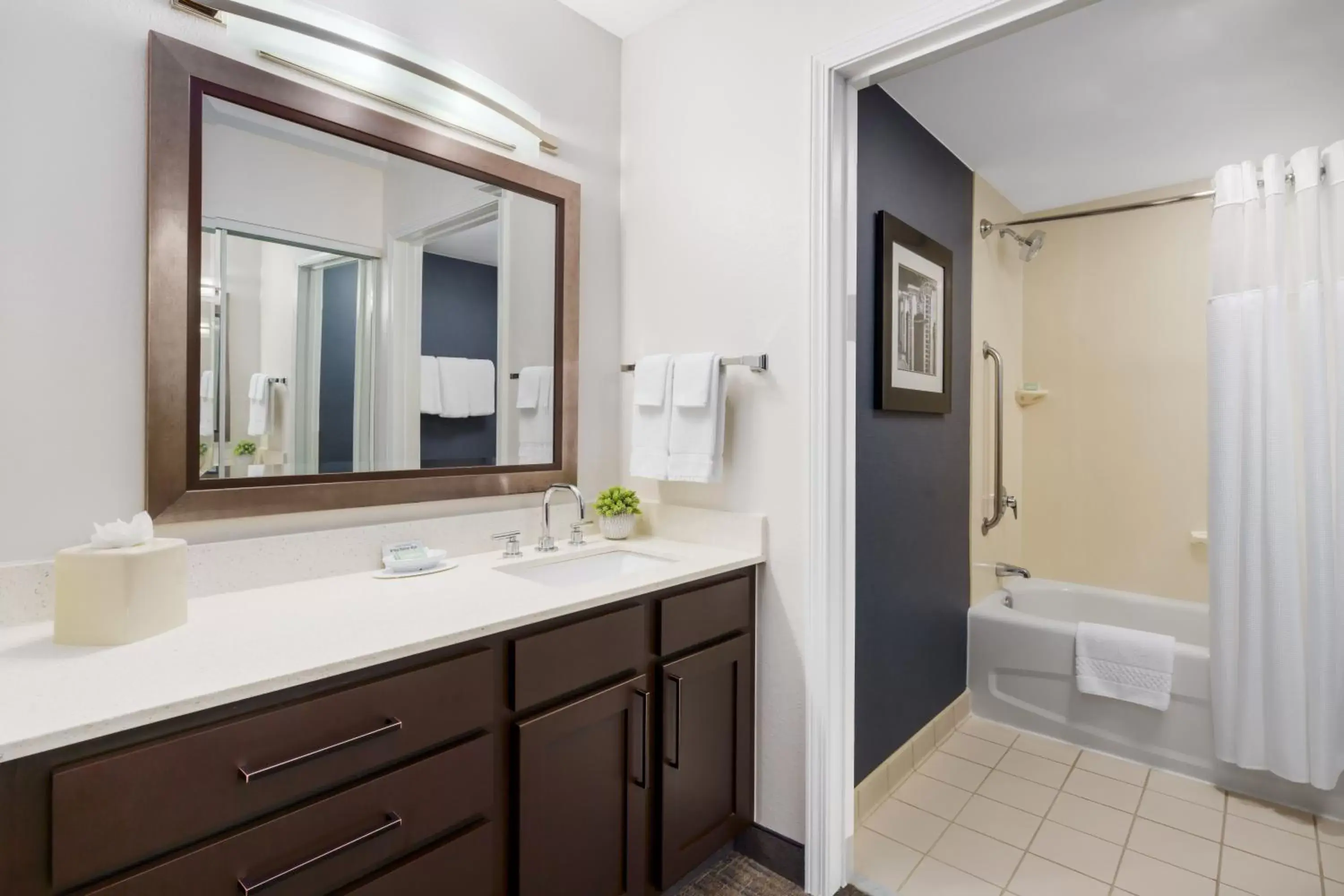 Bathroom in Residence Inn Boston Franklin