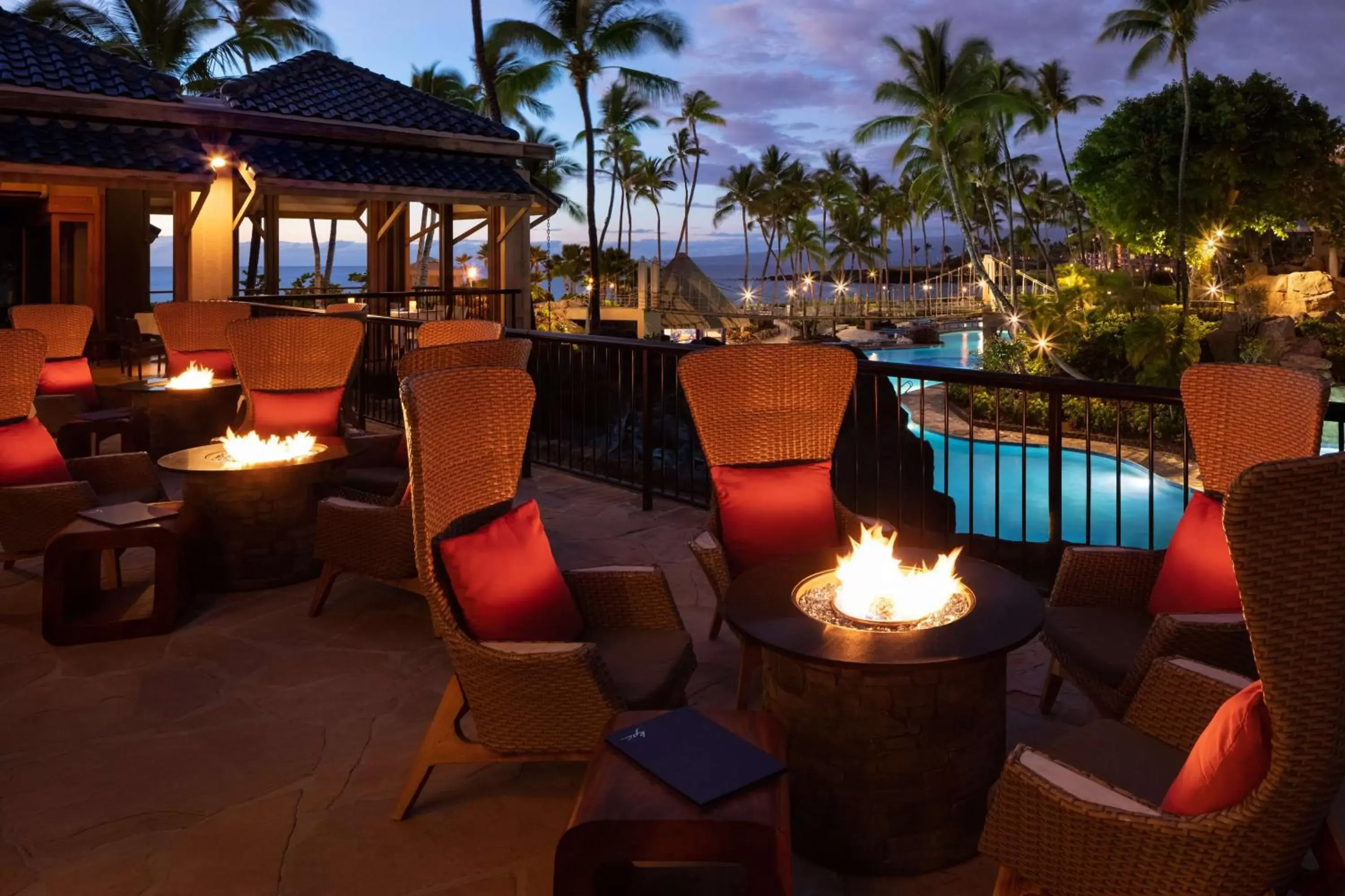 Patio in Hilton Waikoloa Village