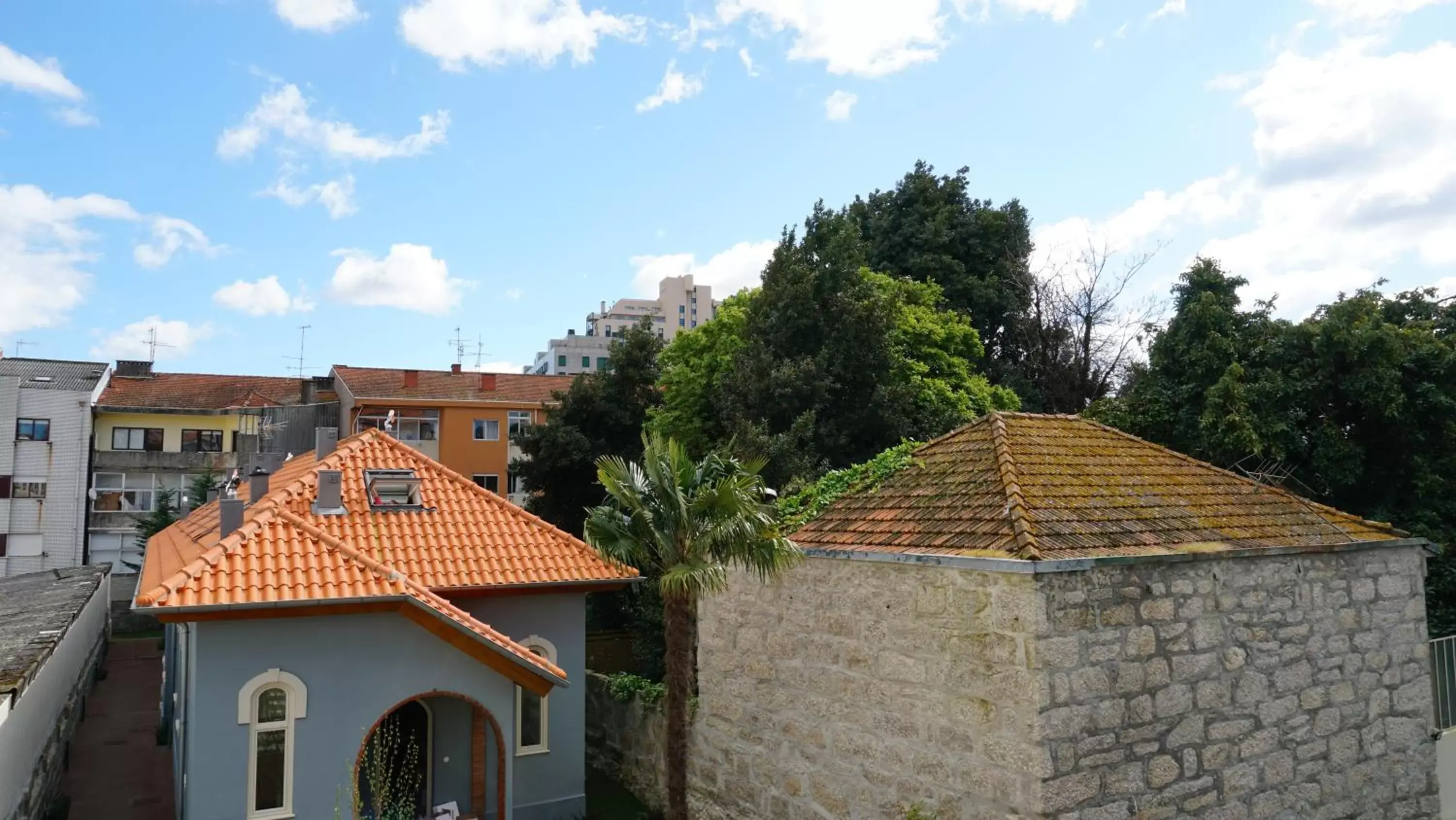 Garden view in Aparthotel Oporto Palace