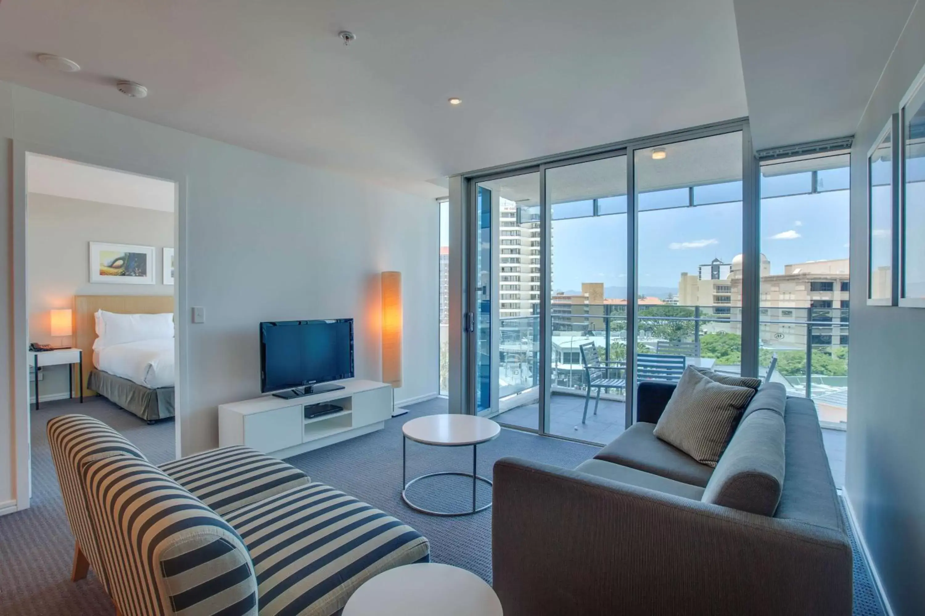 Living room, Seating Area in Hilton Surfers Paradise Hotel & Residences