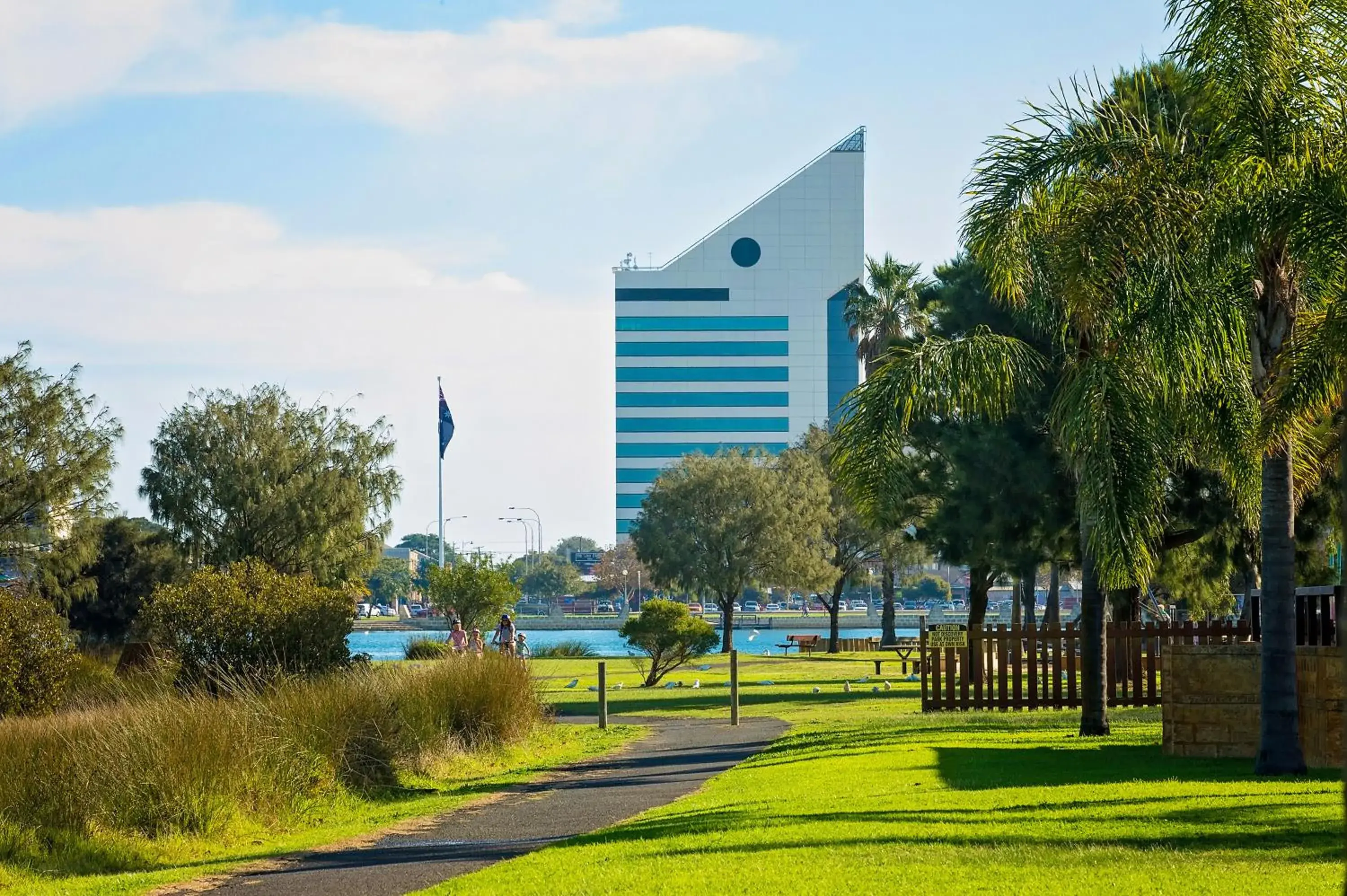 Garden view in Discovery Parks - Bunbury Foreshore Garden view in Discovery Parks - Bunbury Foreshore