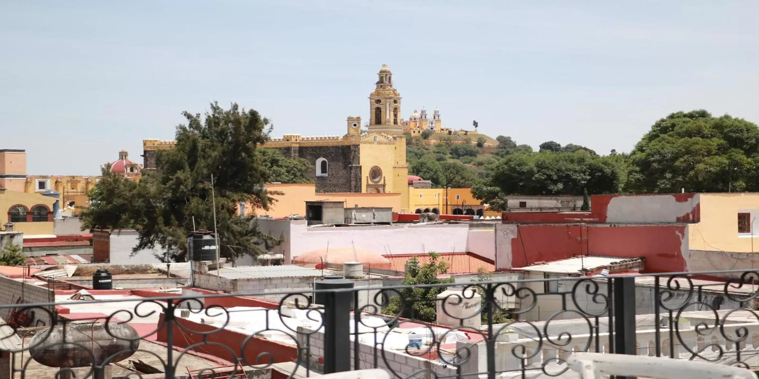 Street view in Mansion Azul Cholula