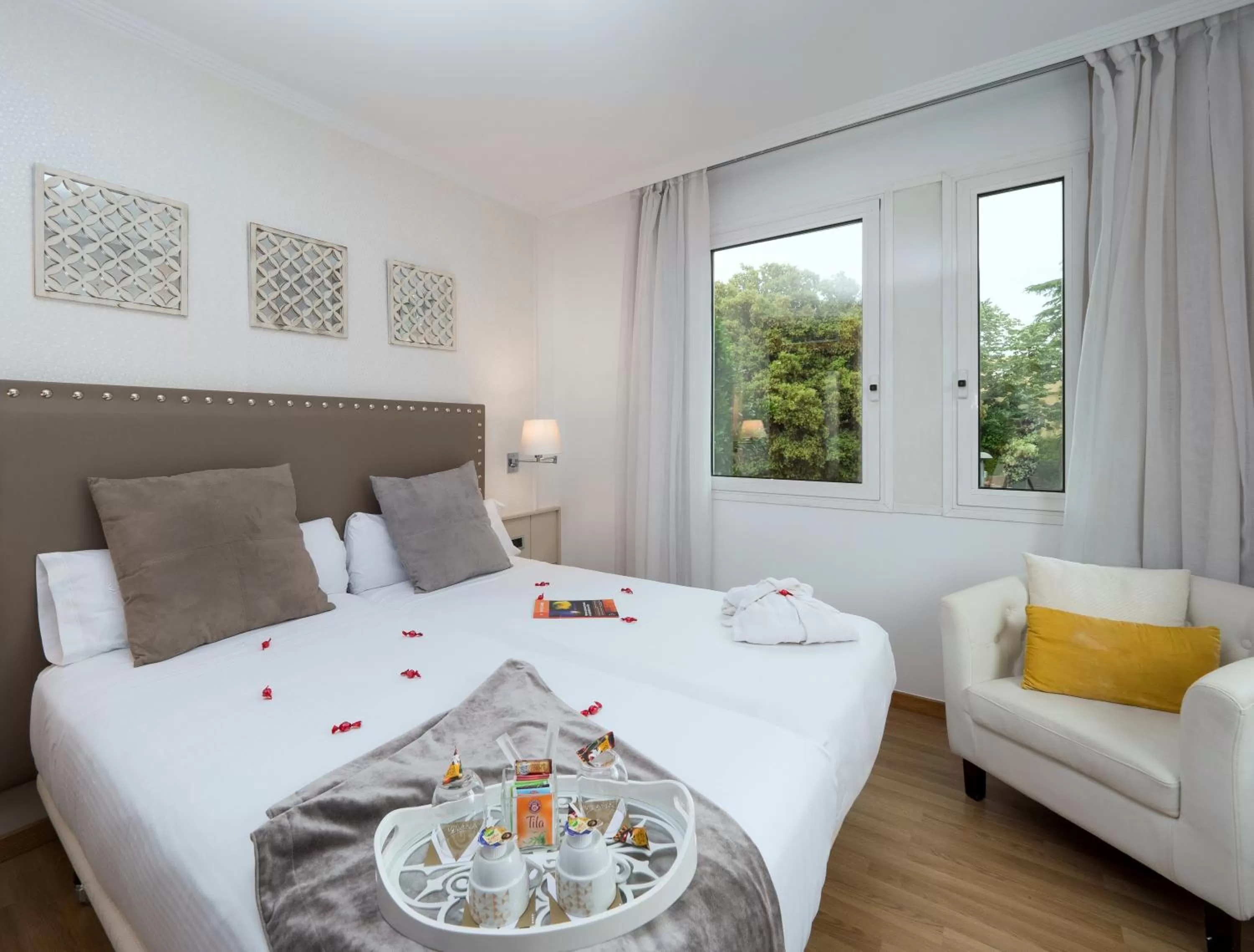 Bed in Vilana Hotel Boutique