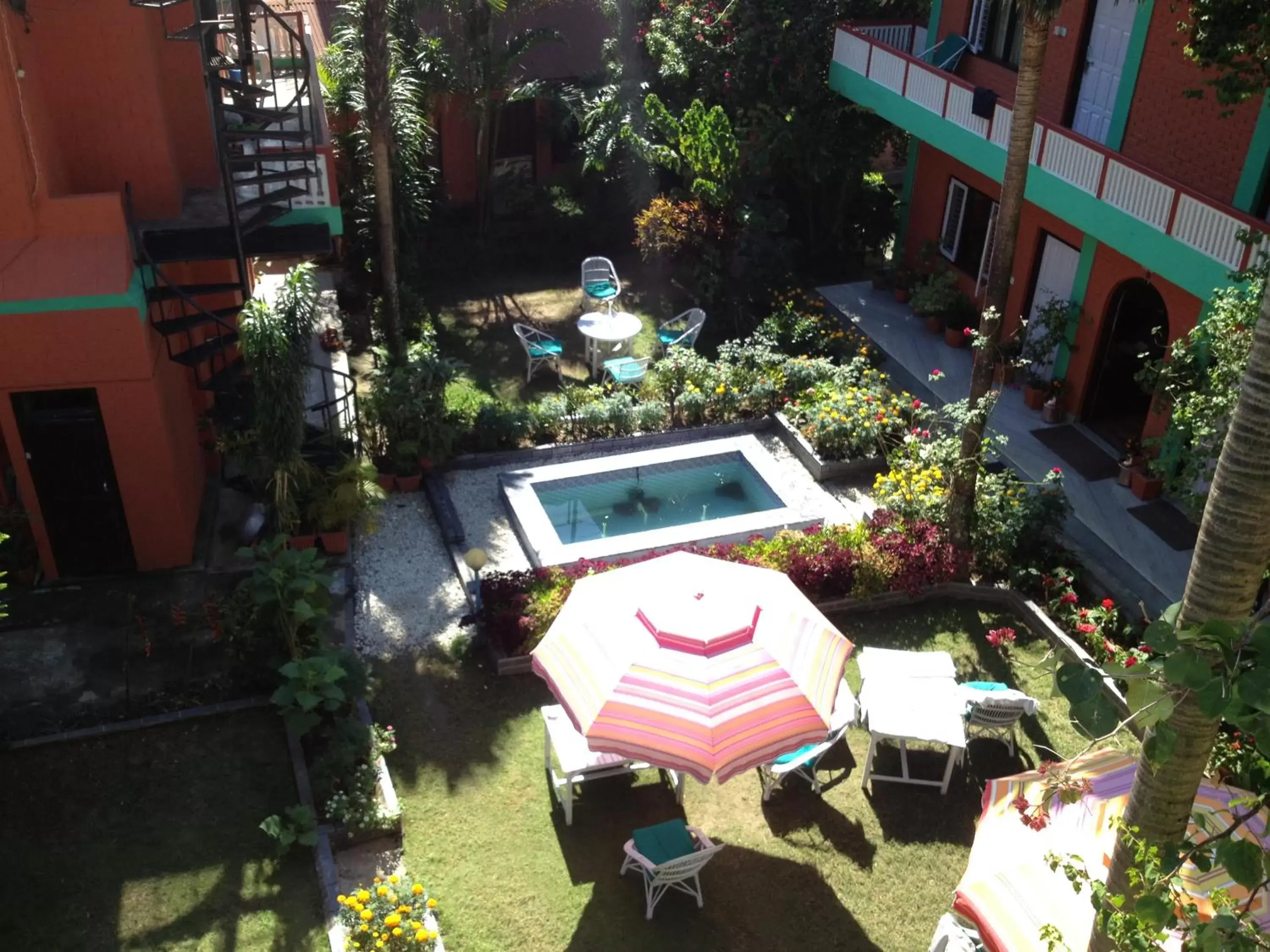 Bird's eye view, Bird's-eye View in New Pokhara Lodge - Lakeside, Pokhara Nepal