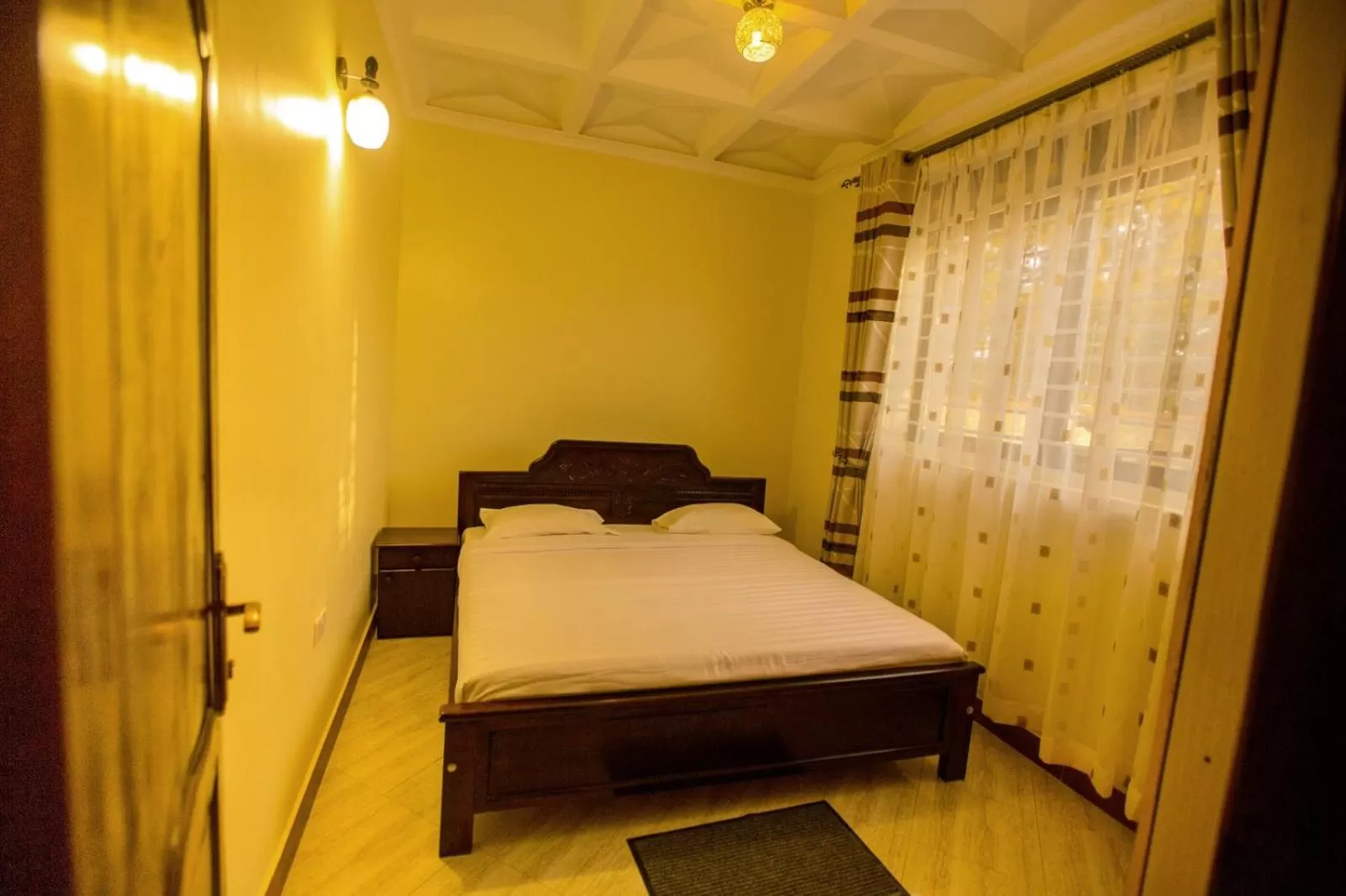 Bedroom, Bed in Kampala Suburbs Apartment