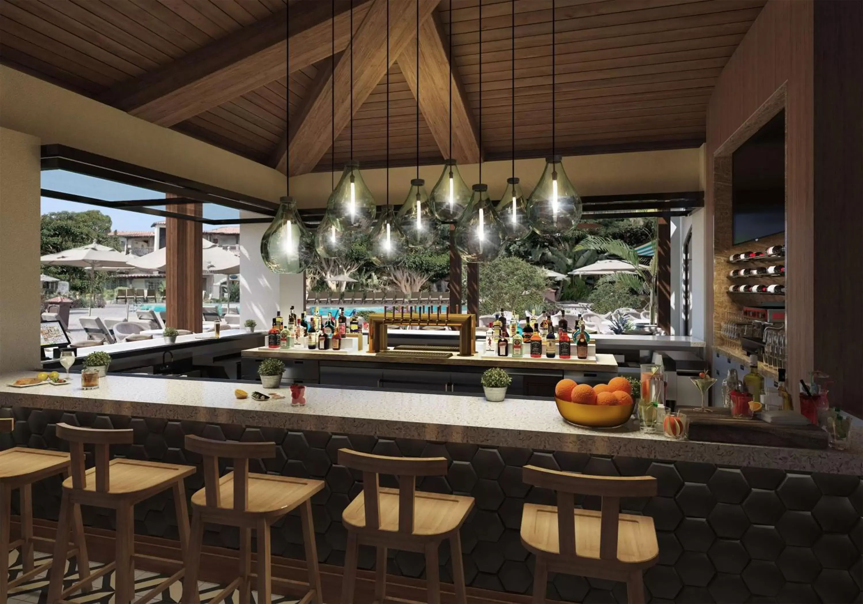 Lounge or bar, Lounge/Bar in Zachari Dunes on Mandalay Beach, Curio Collection by Hilton