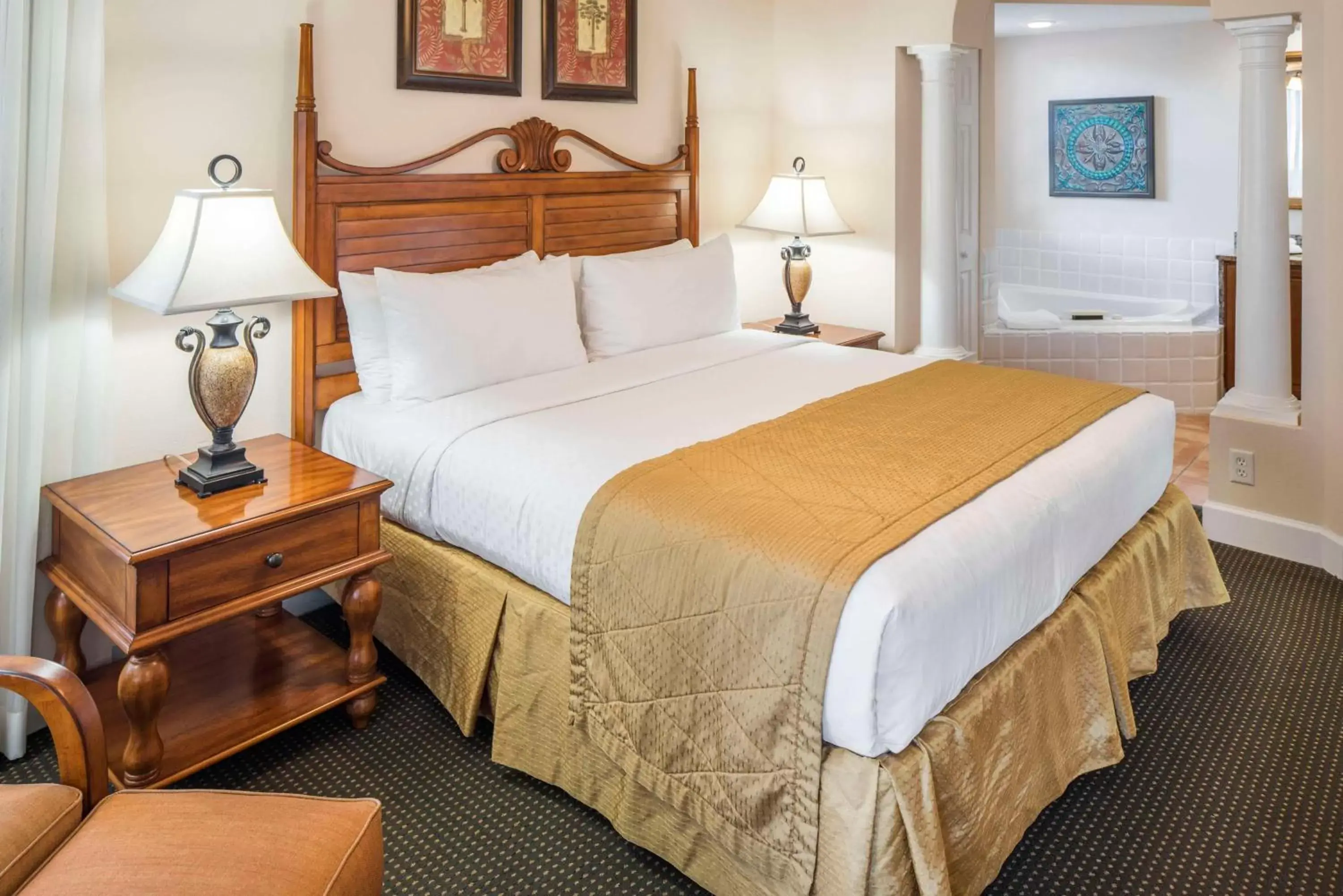 Bed in Hilton Vacation Club Grande Villas Orlando