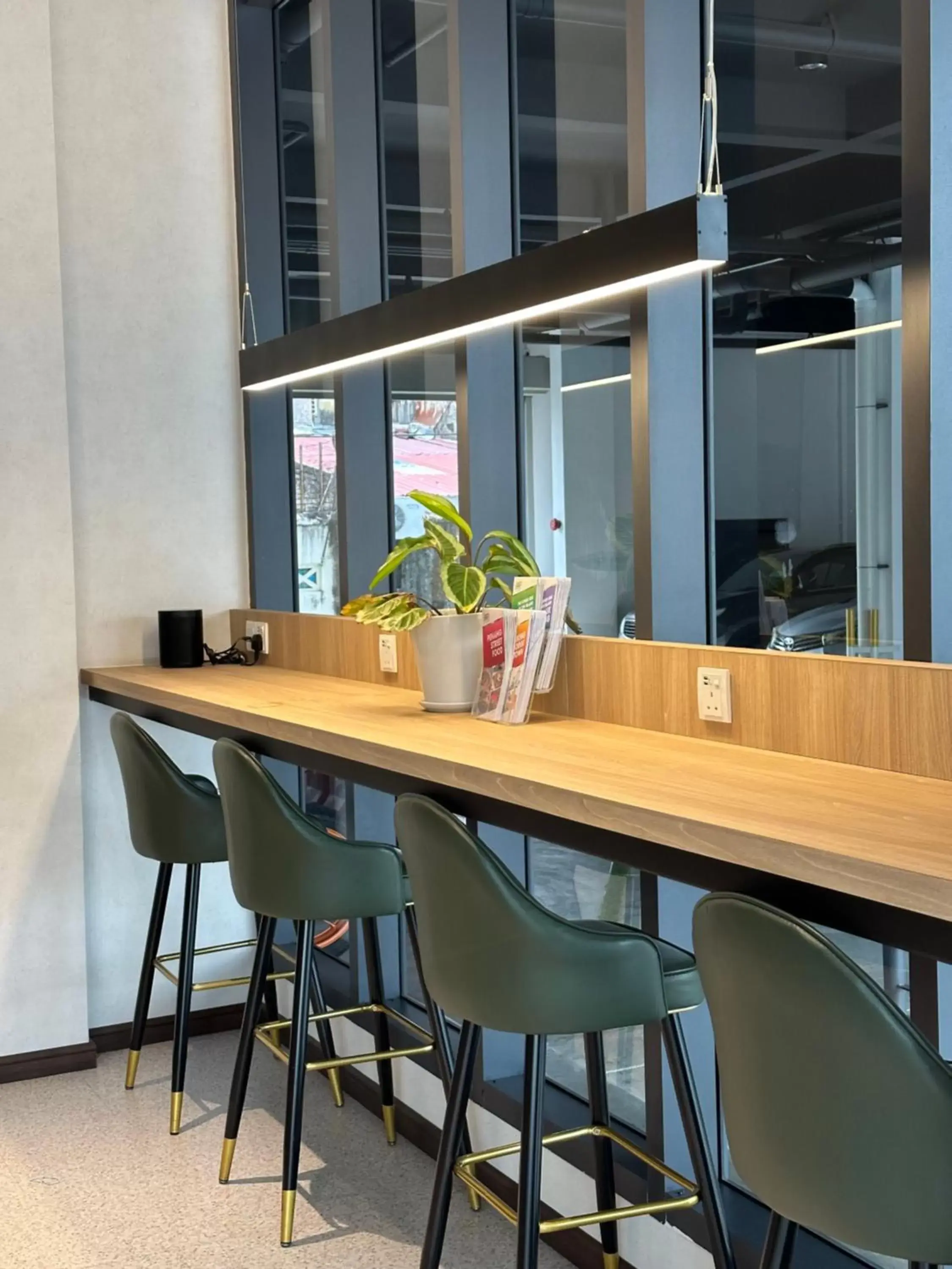 Seating area in The Gallivant Hotel