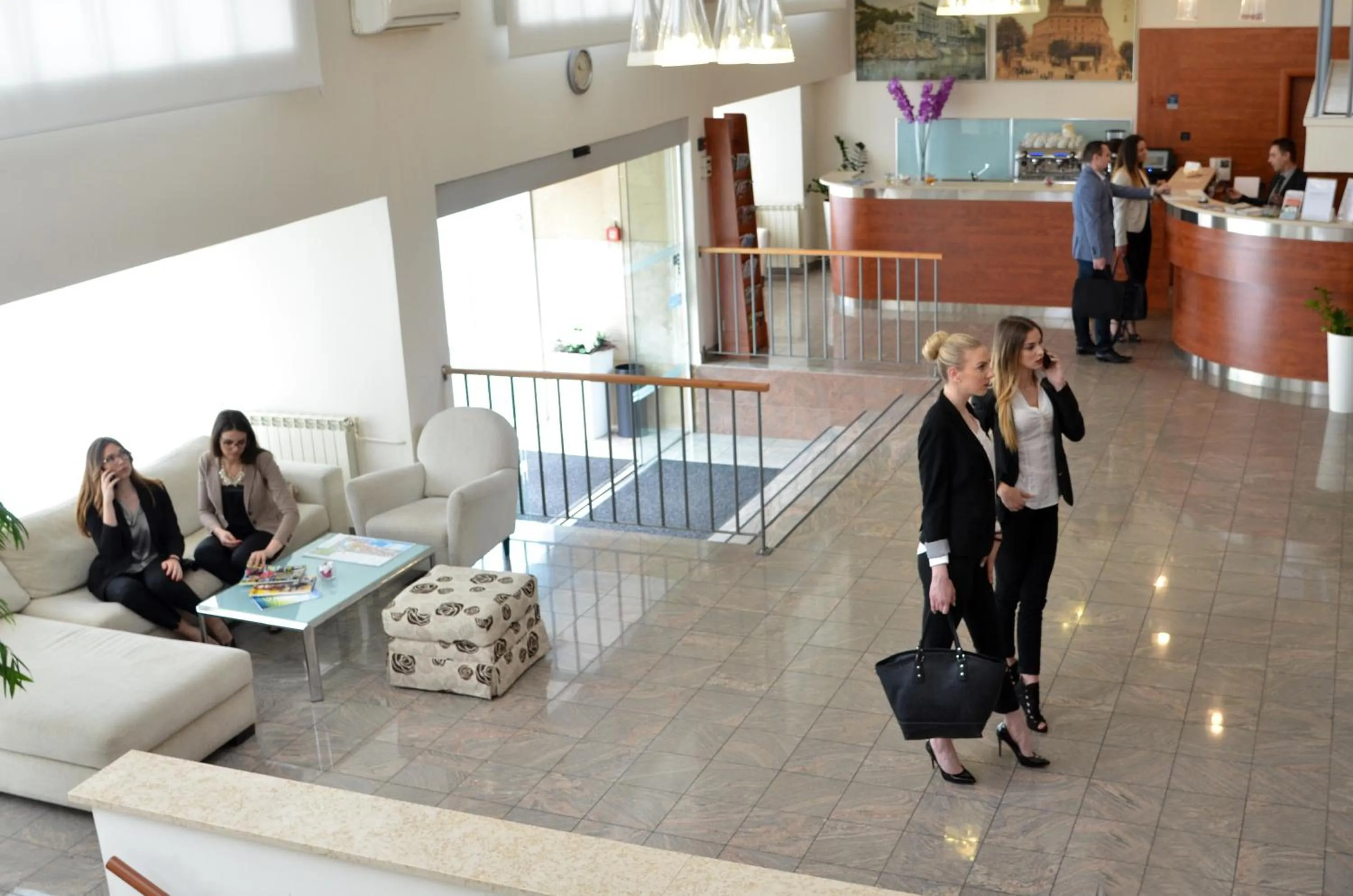 Lobby or reception in Hotel Neboder