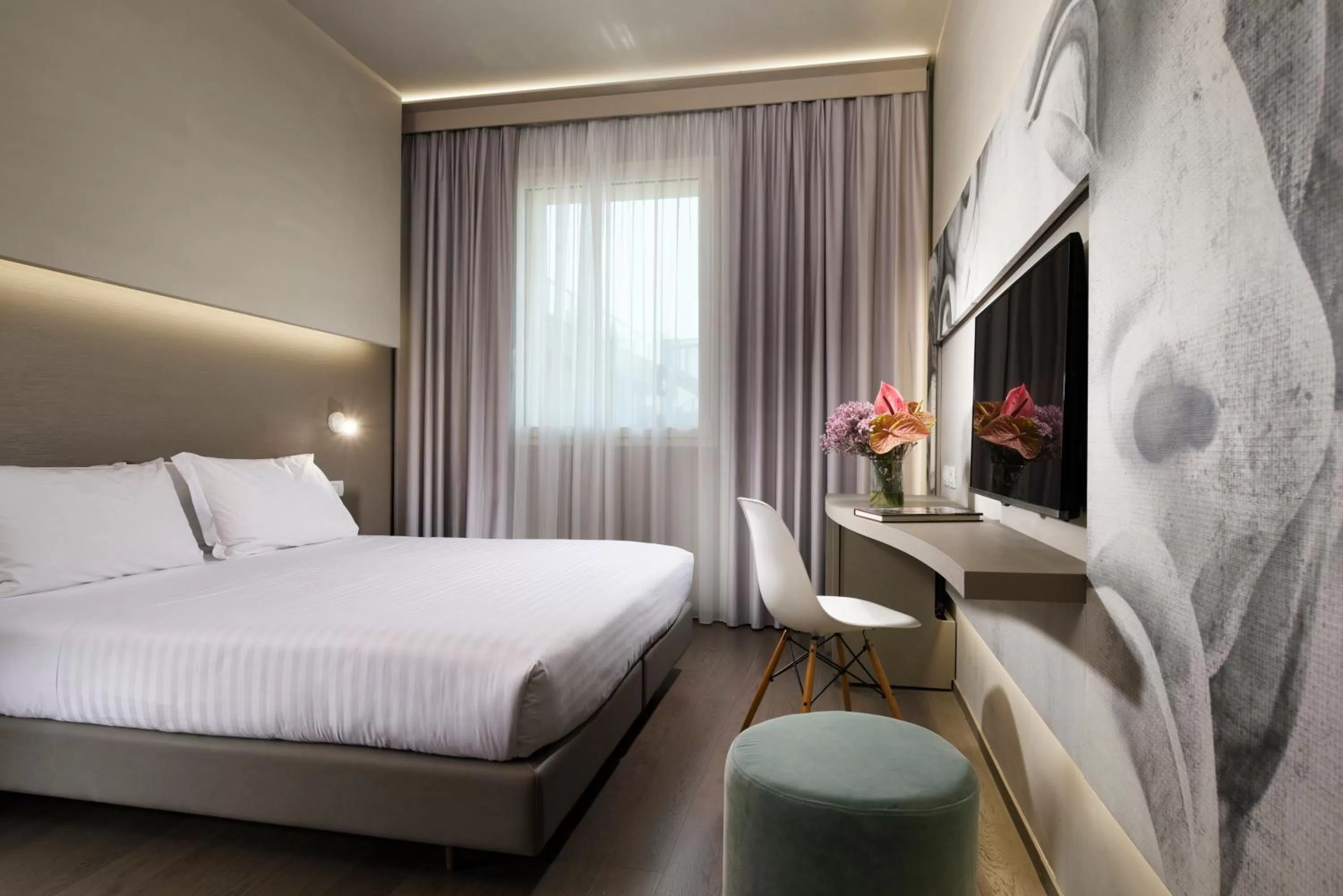 Bedroom, Bed in Hotel Glance In Florence