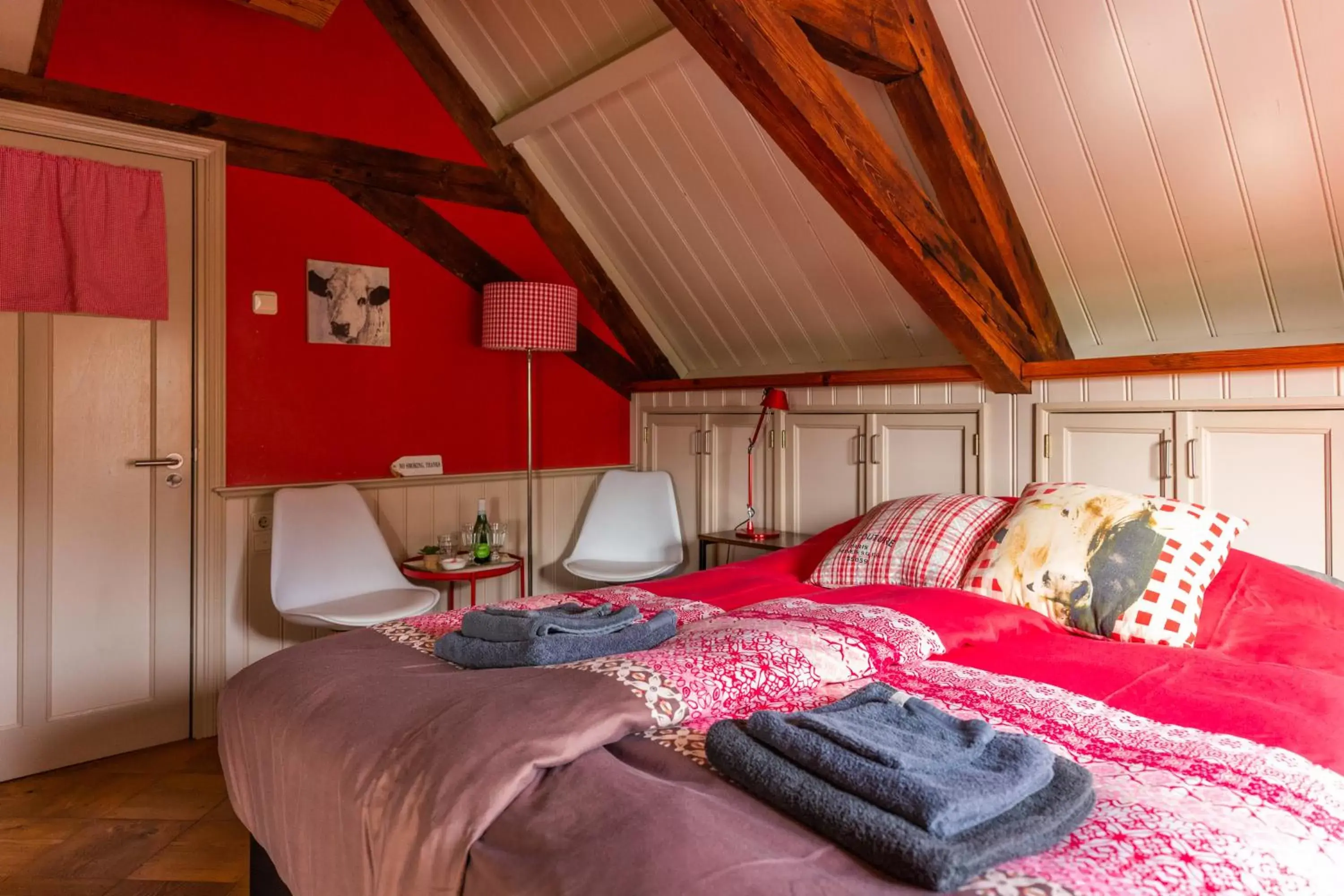 Bedroom, Bed in Boerenhofstede de Overhorn