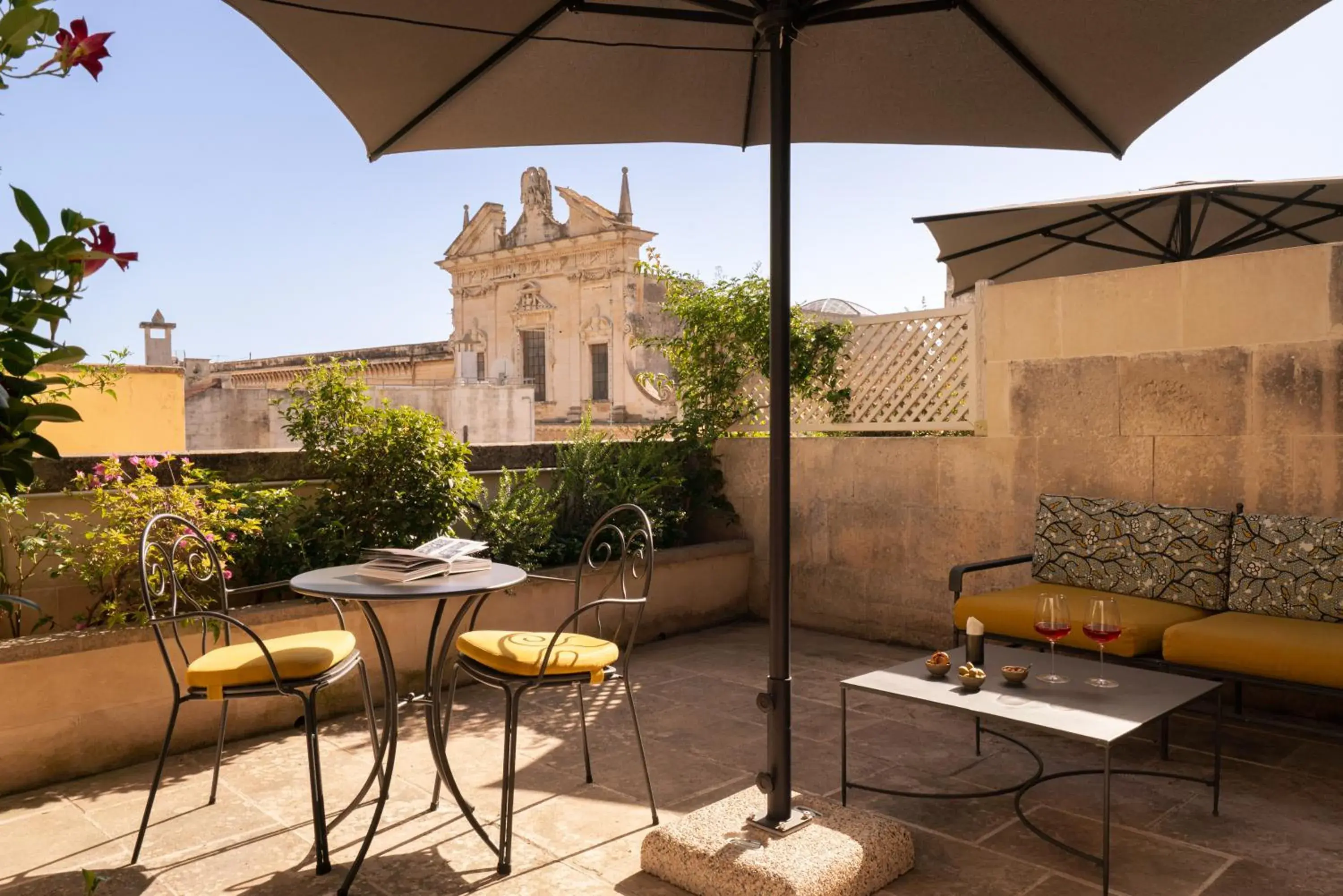 Balcony/Terrace in Patria Palace Lecce