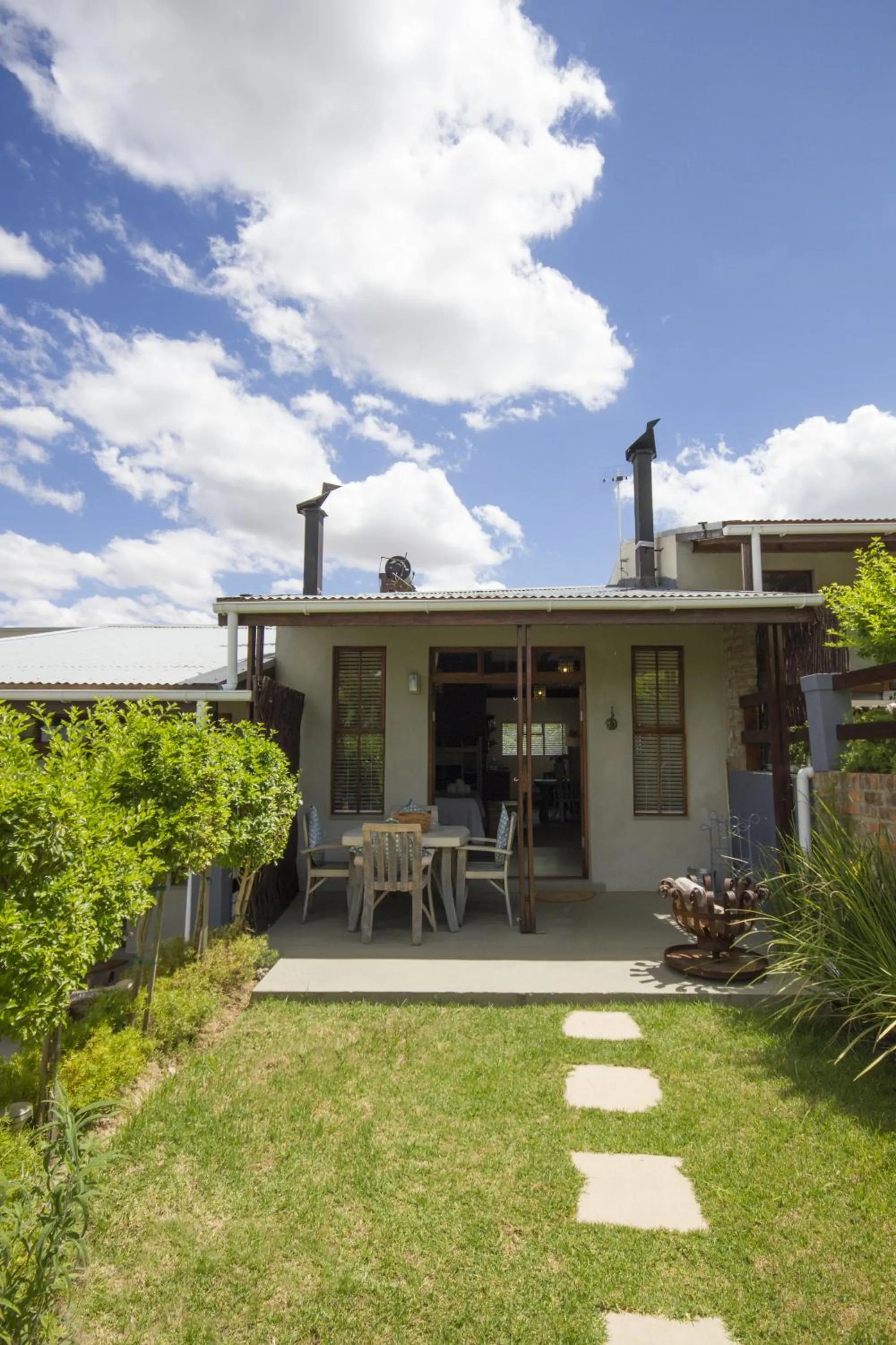 Patio in A Hilltop Country Retreat
