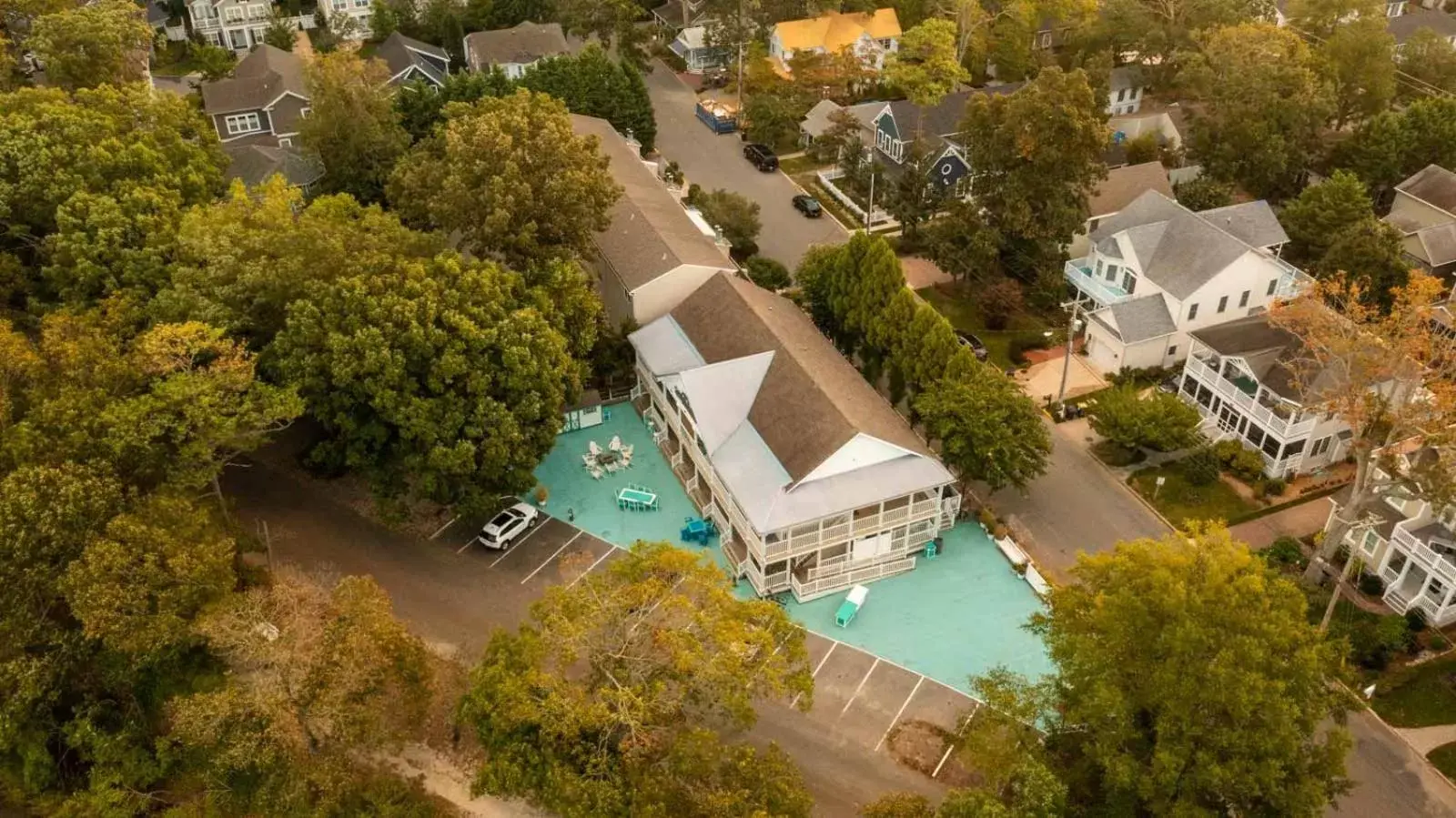 Property building, Bird's-eye View in Canalside Inn