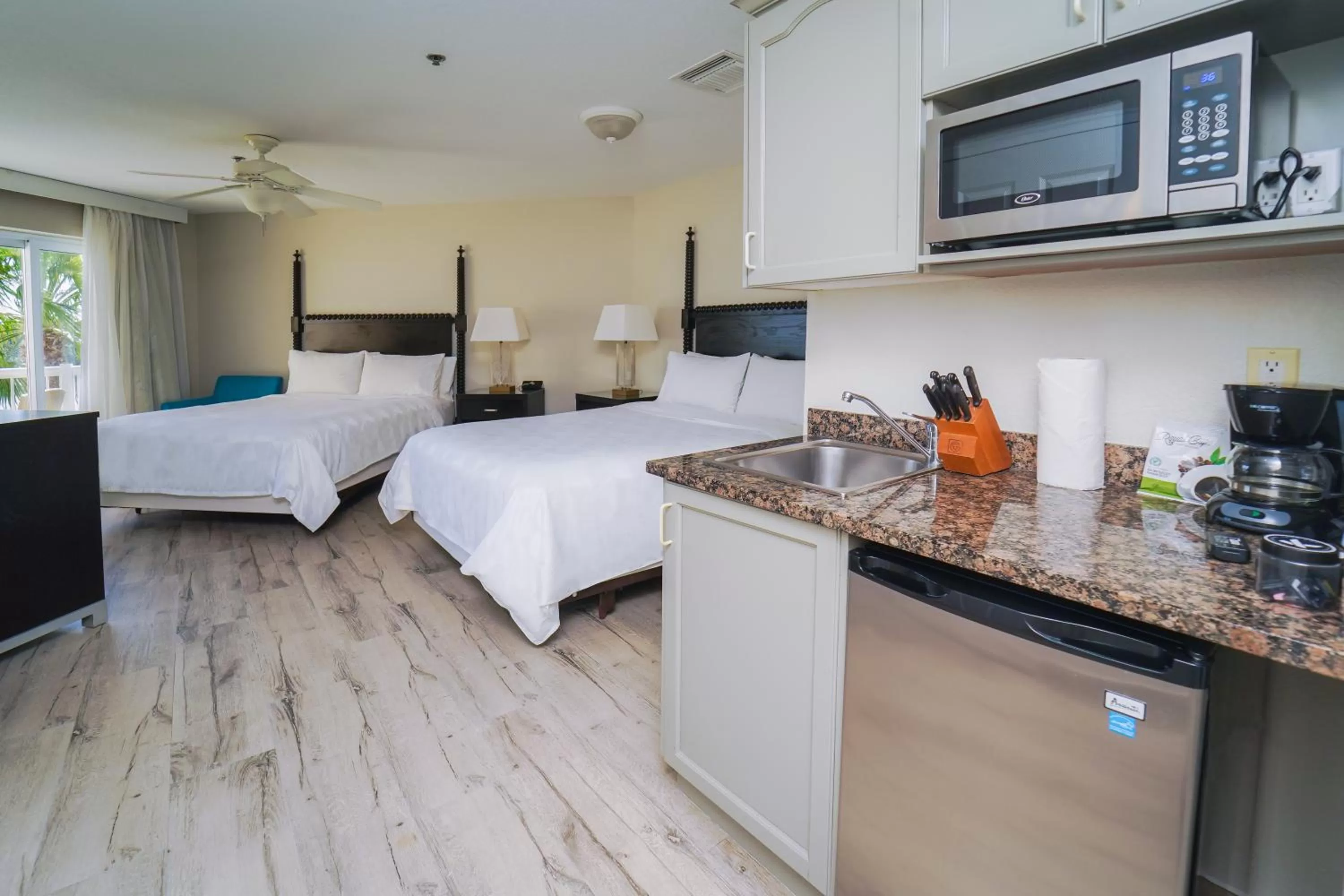 Studio Suite- Two Queens- Island View in The Grand Caymanian Resort