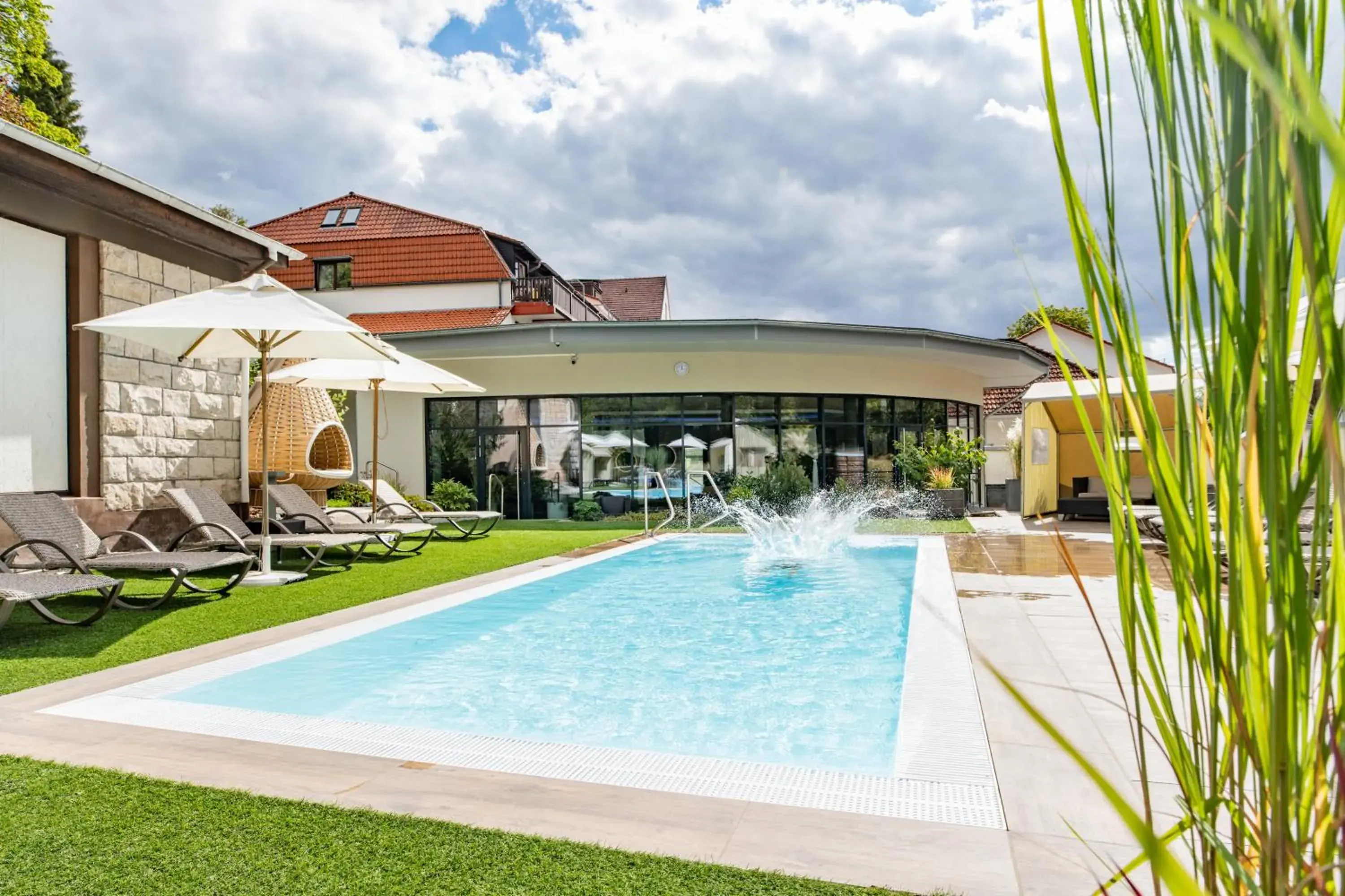 Swimming Pool in Göbel´s Vital Hotel Bad Sachsa