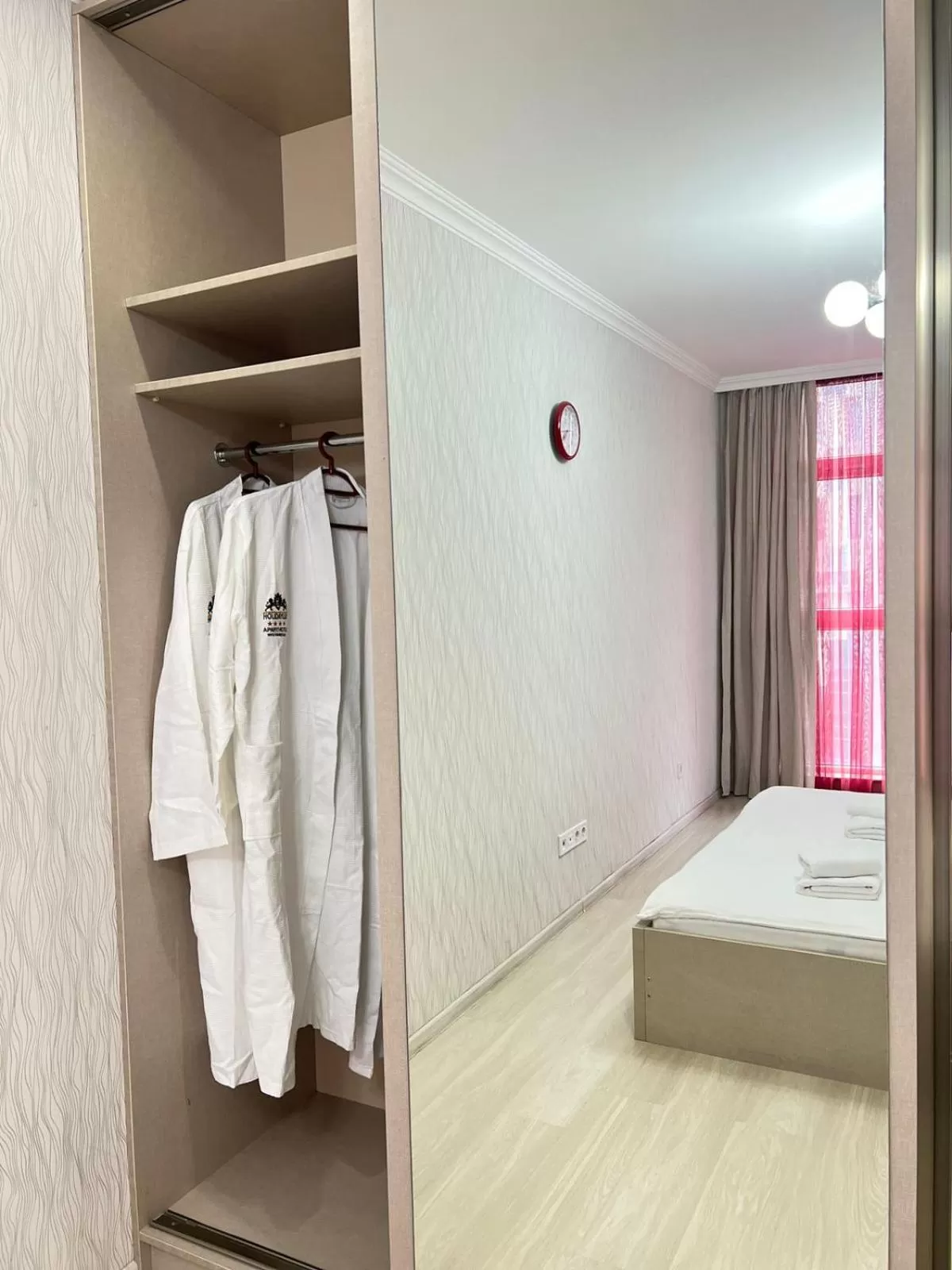 wardrobe, Bed in Holiday Lux Sea Towers Batumi