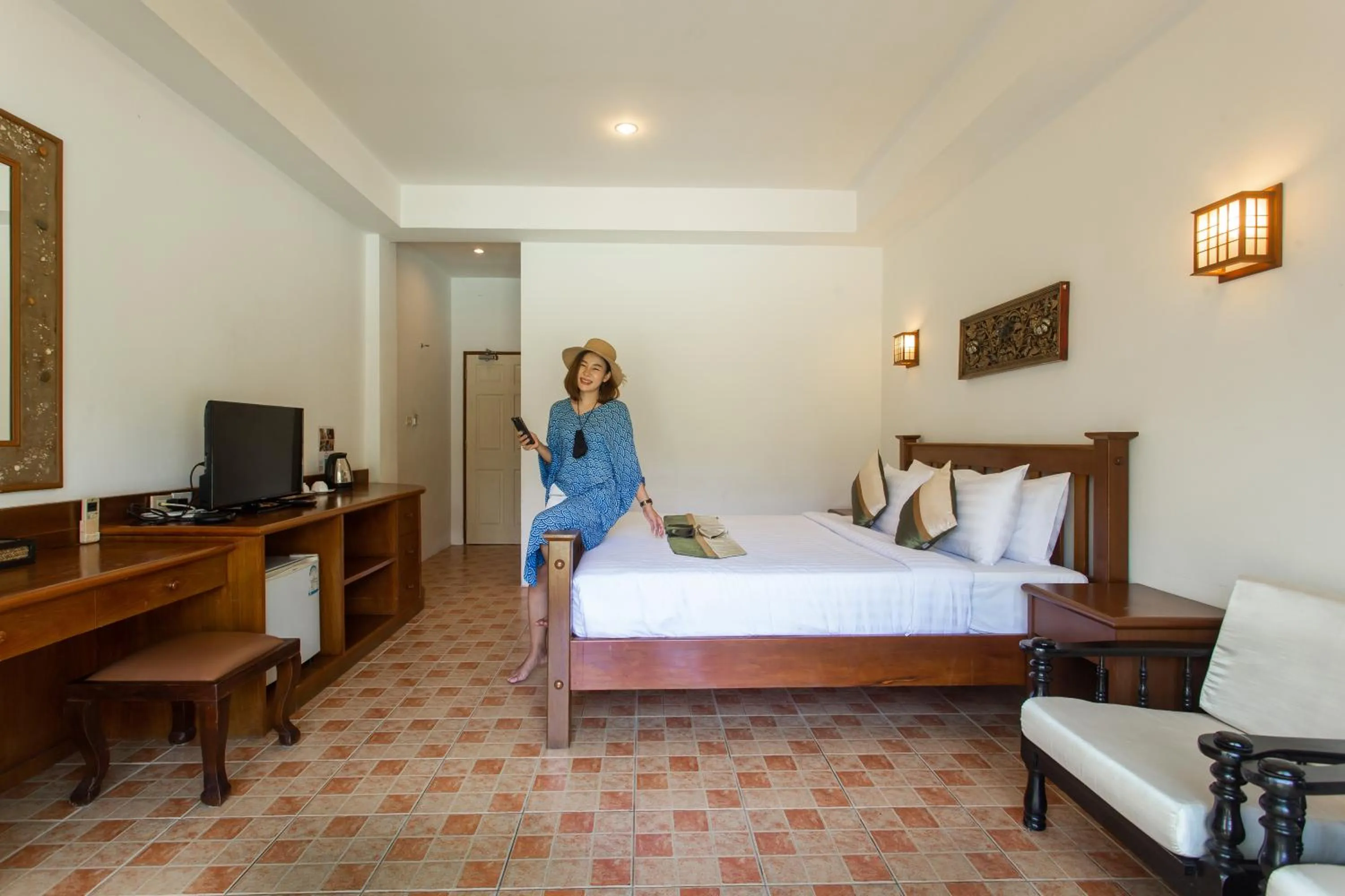 Bed in Rajapruek Samui Resort - SHA Plus