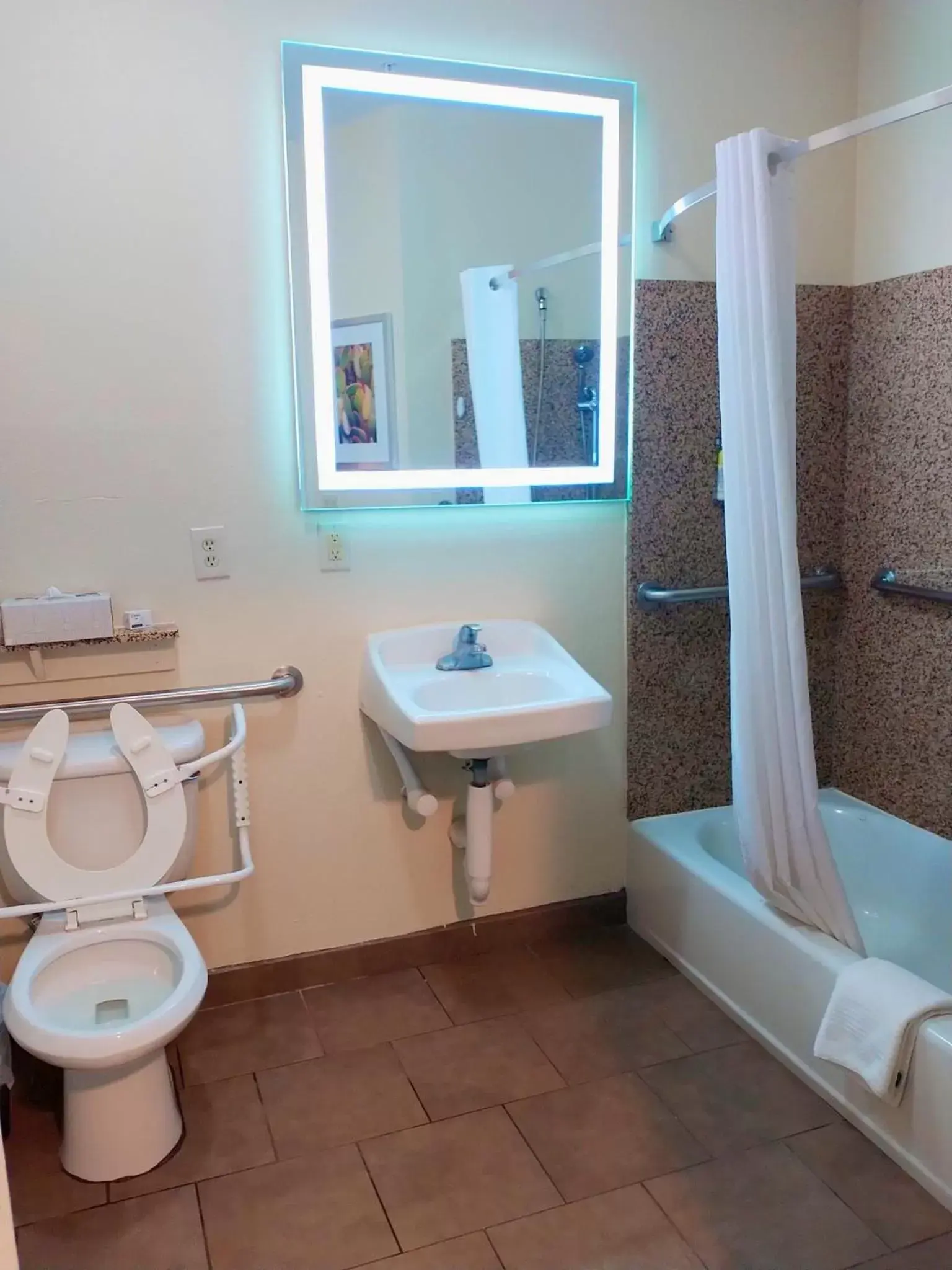 Toilet, Bathroom in Candlewood Suites Houston Medical Center, an IHG Hotel