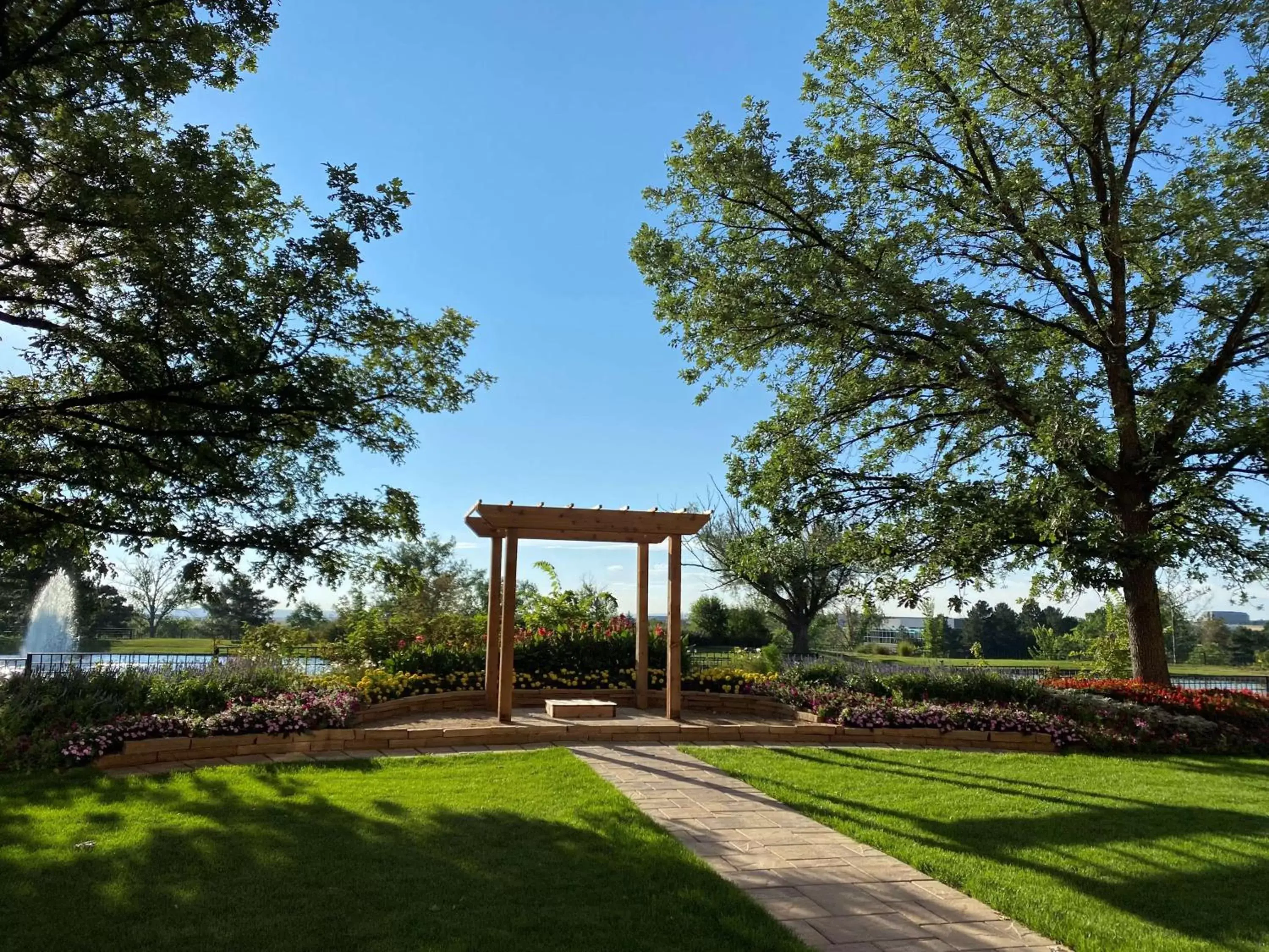 Garden in The Inverness Denver, a Hilton Golf & Spa Resort