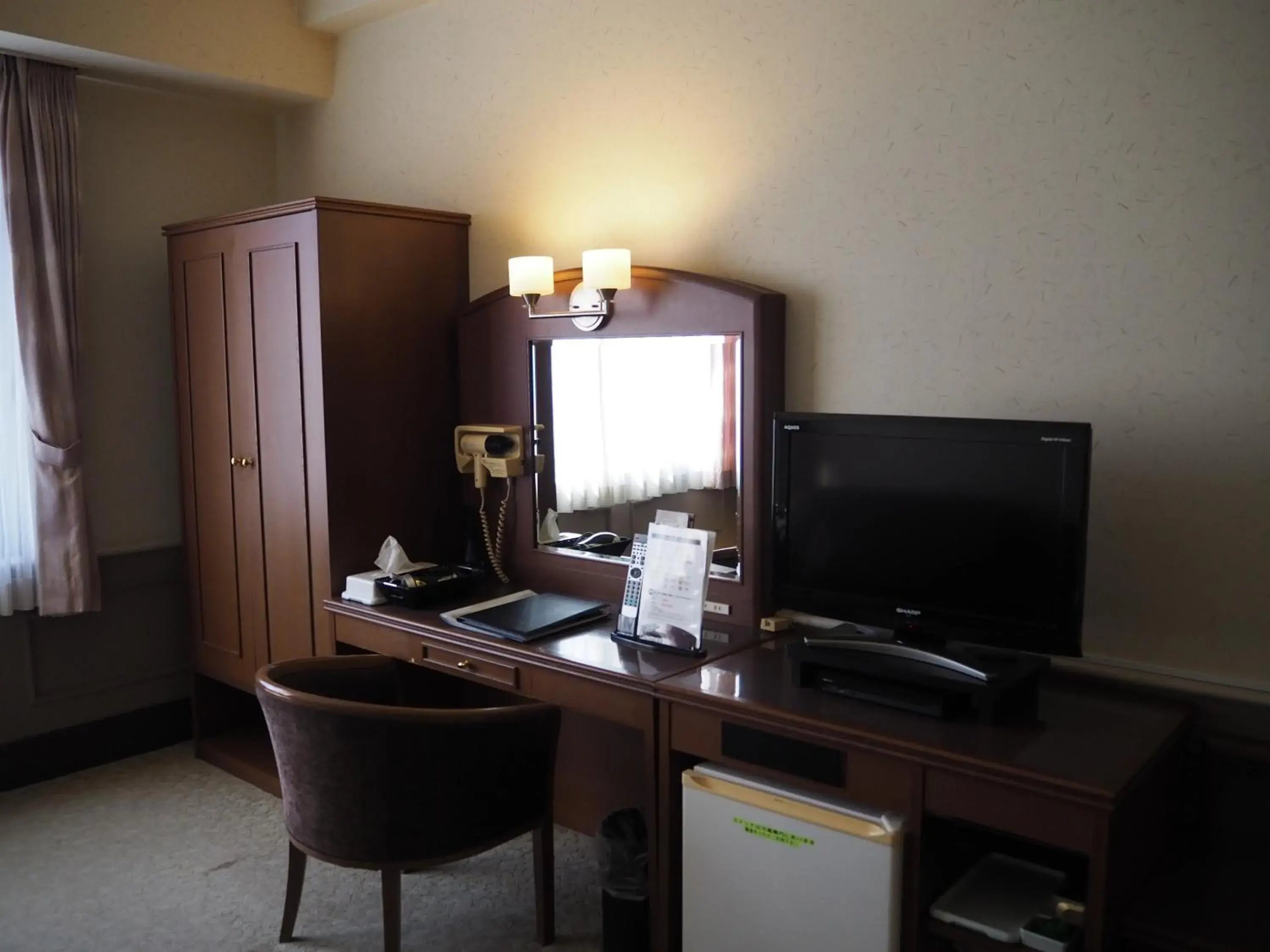 hair dresser, TV/Entertainment Center in Miyajima Coral Hotel