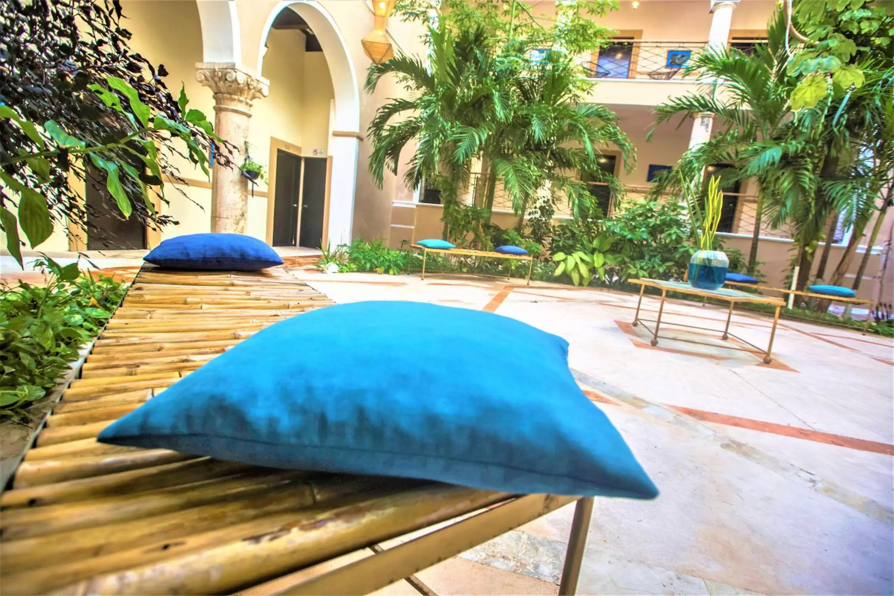 Decorative detail, Swimming Pool in Hotel Merida