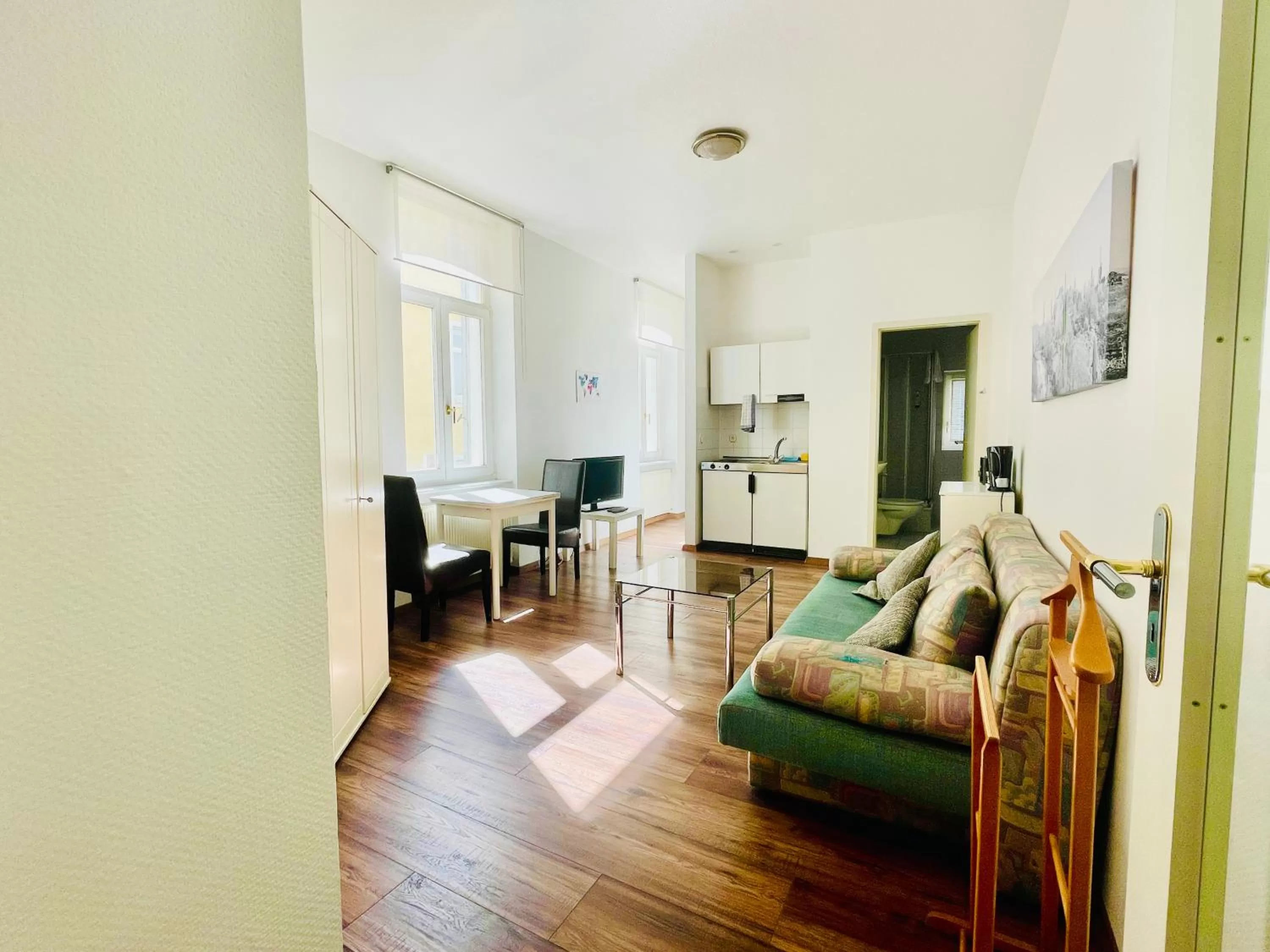 Seating Area in Saale, Marktplatz Zentrum, Apartmenthaus am Dom von Plant Room