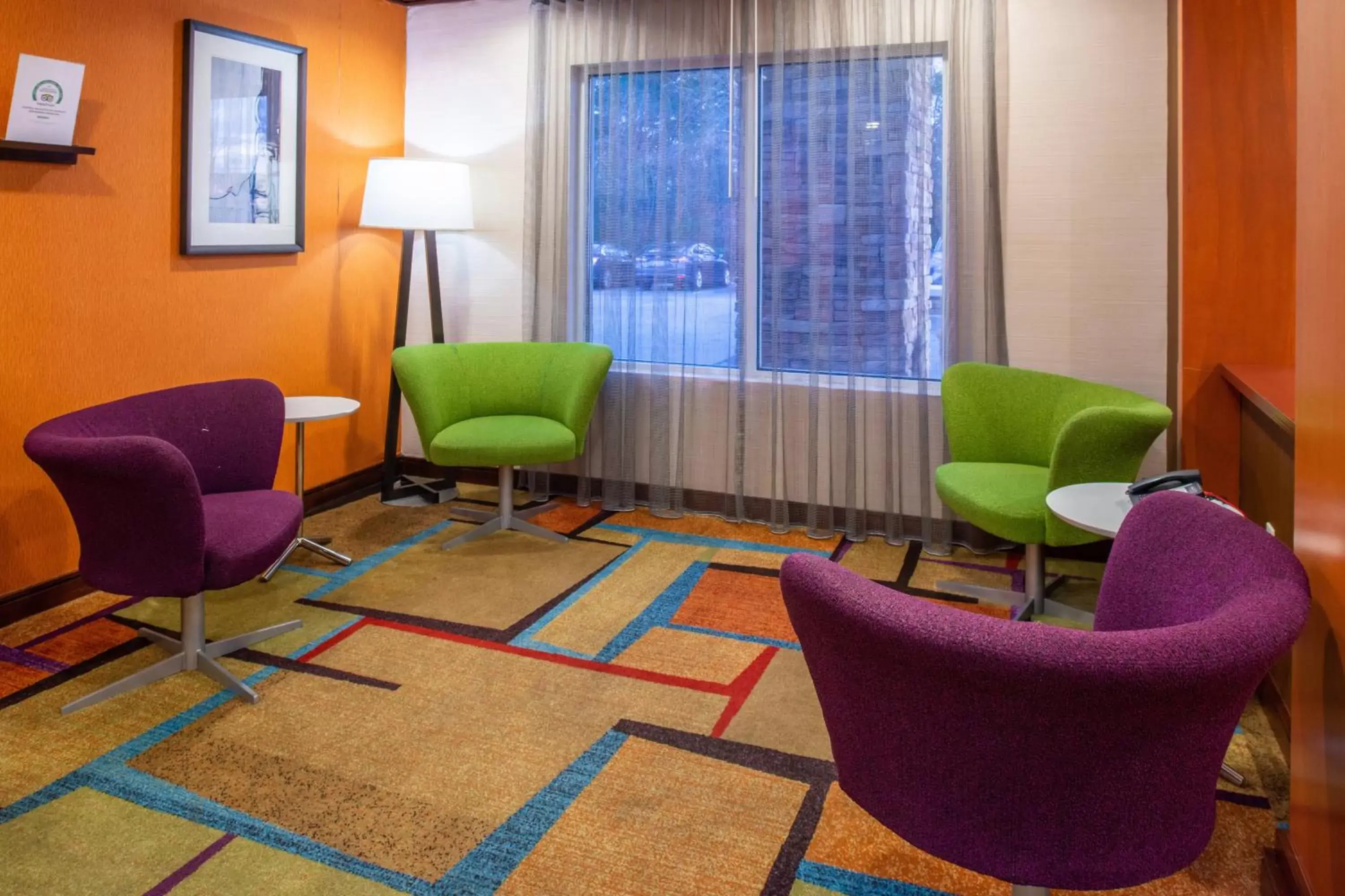 Lobby or reception, Seating Area in Fairfield Inn & Suites Greensboro Wendover