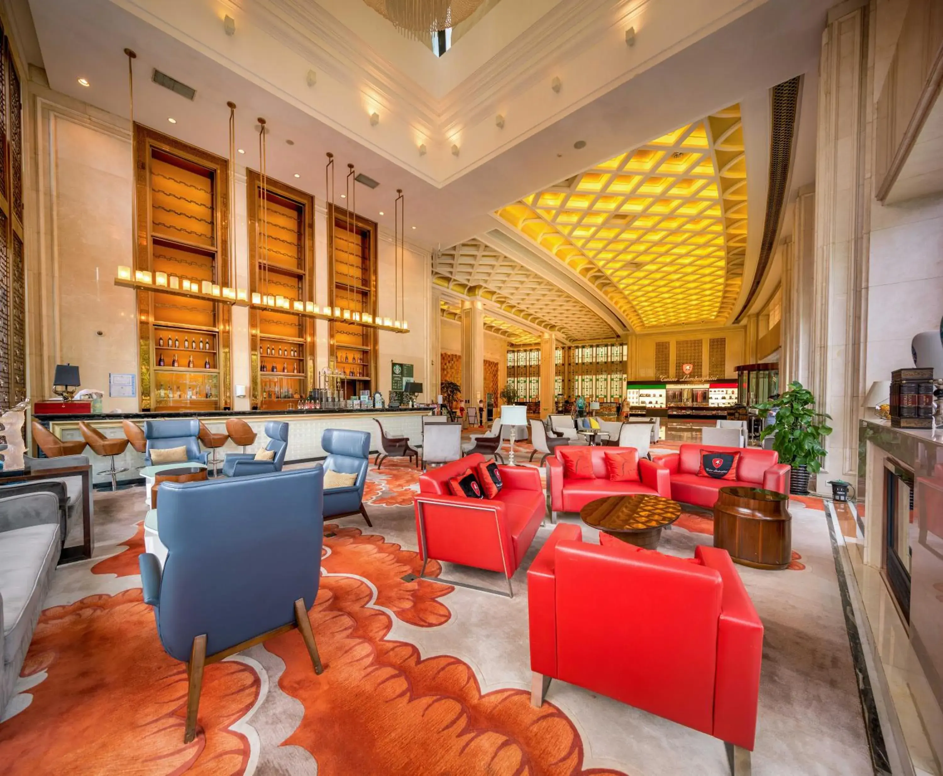 Seating area in Tonino Lamborghini Hotel Kunshan City Center