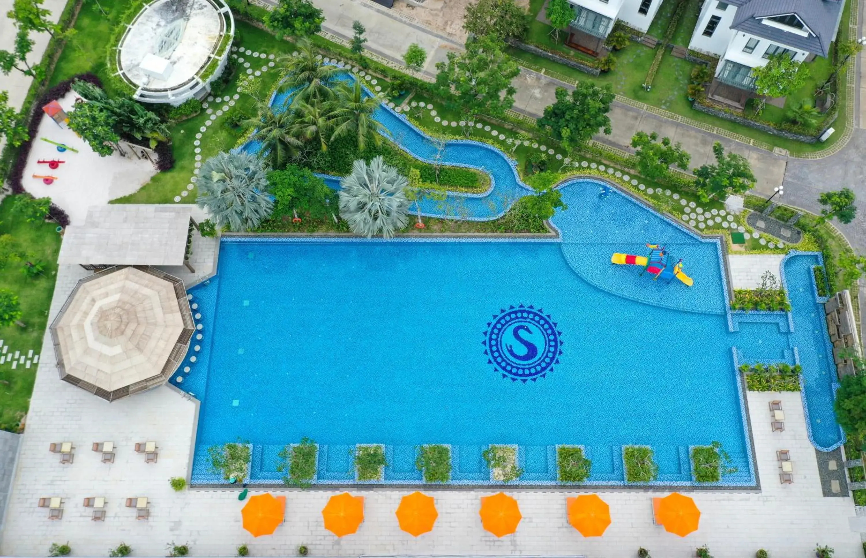 Swimming pool, Pool View in Sunset Sanato Resort & Villas