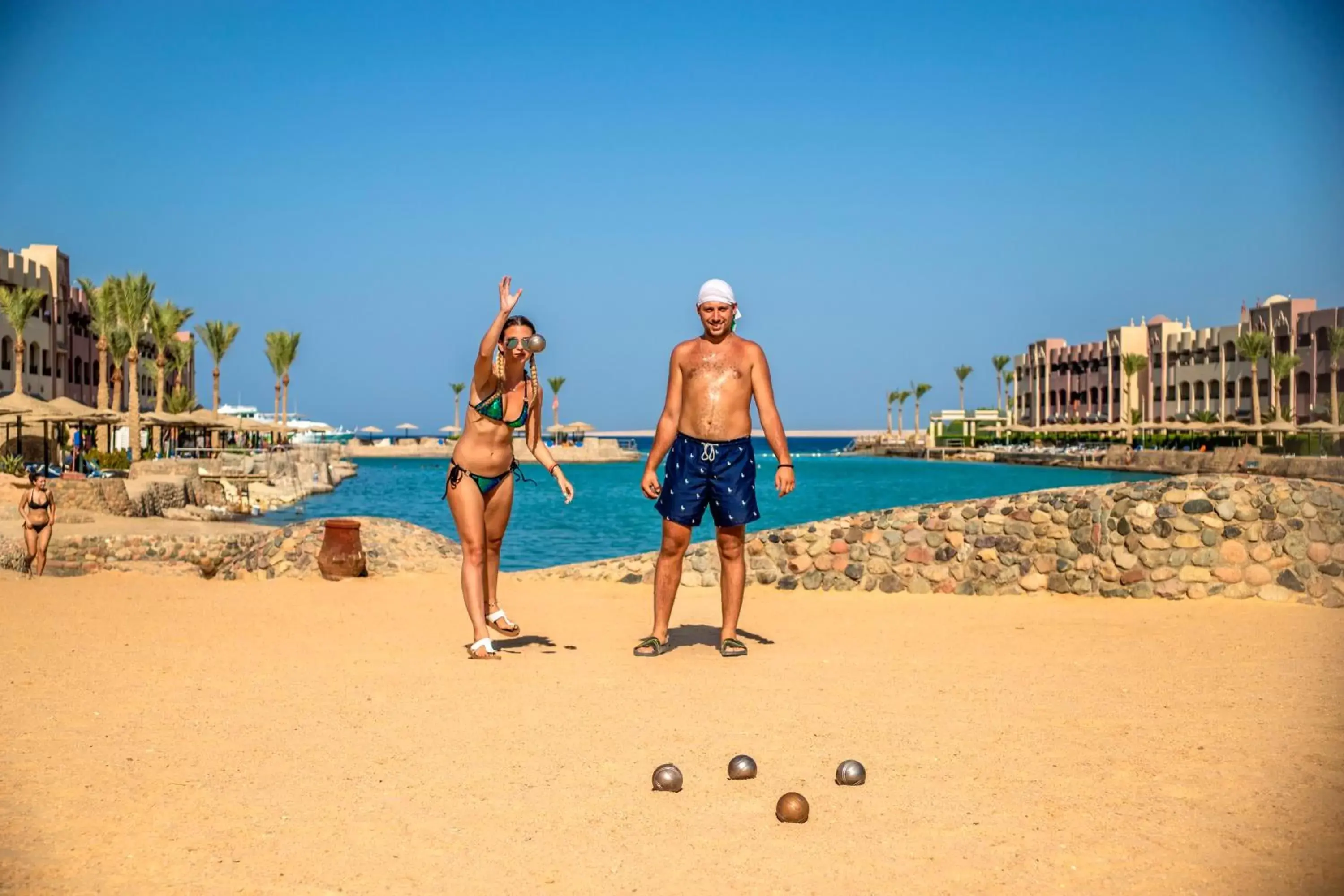 Sports, Beach in Sunny Days El Palacio Resort & Spa