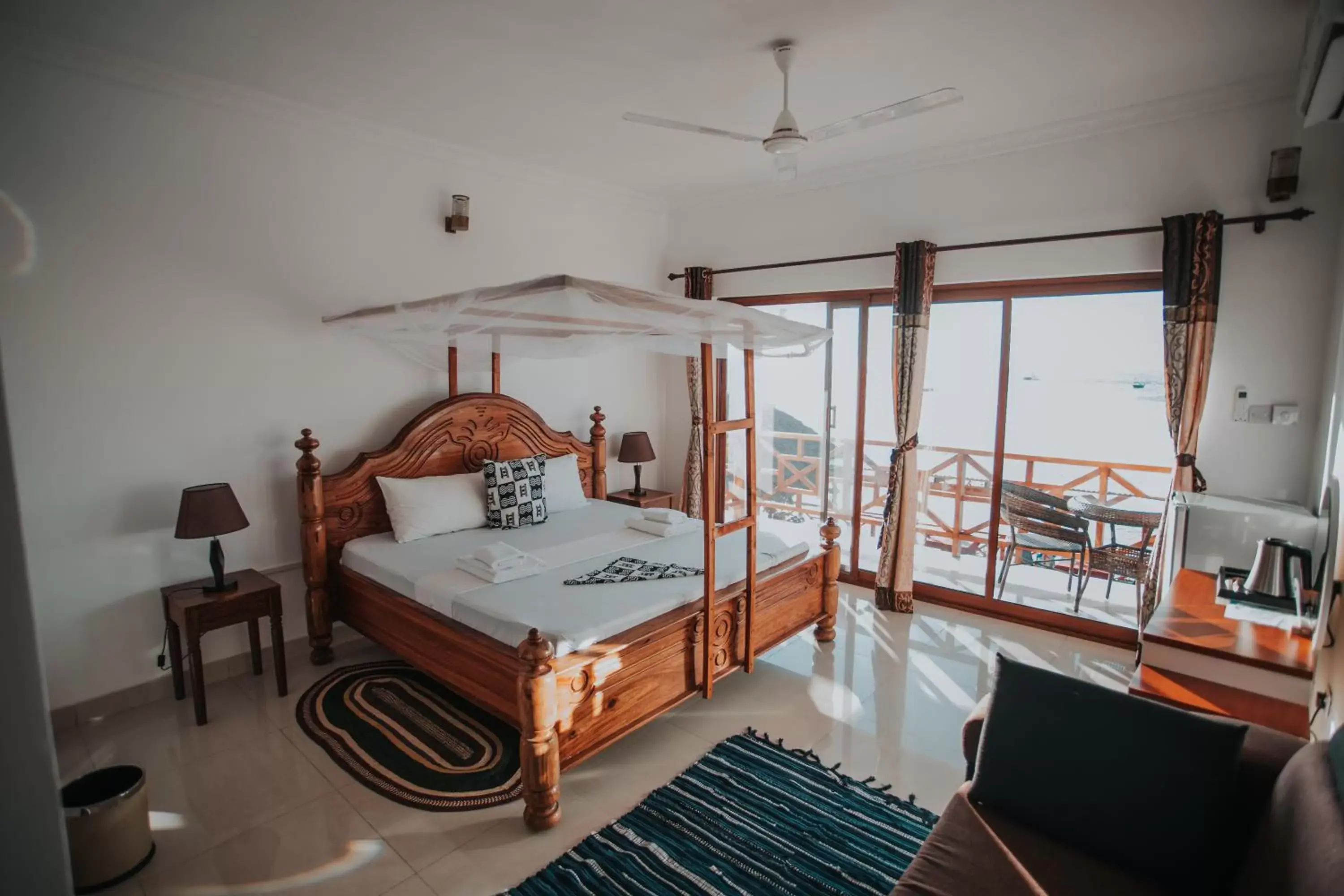 Bedroom in Zenobia Beach Resort