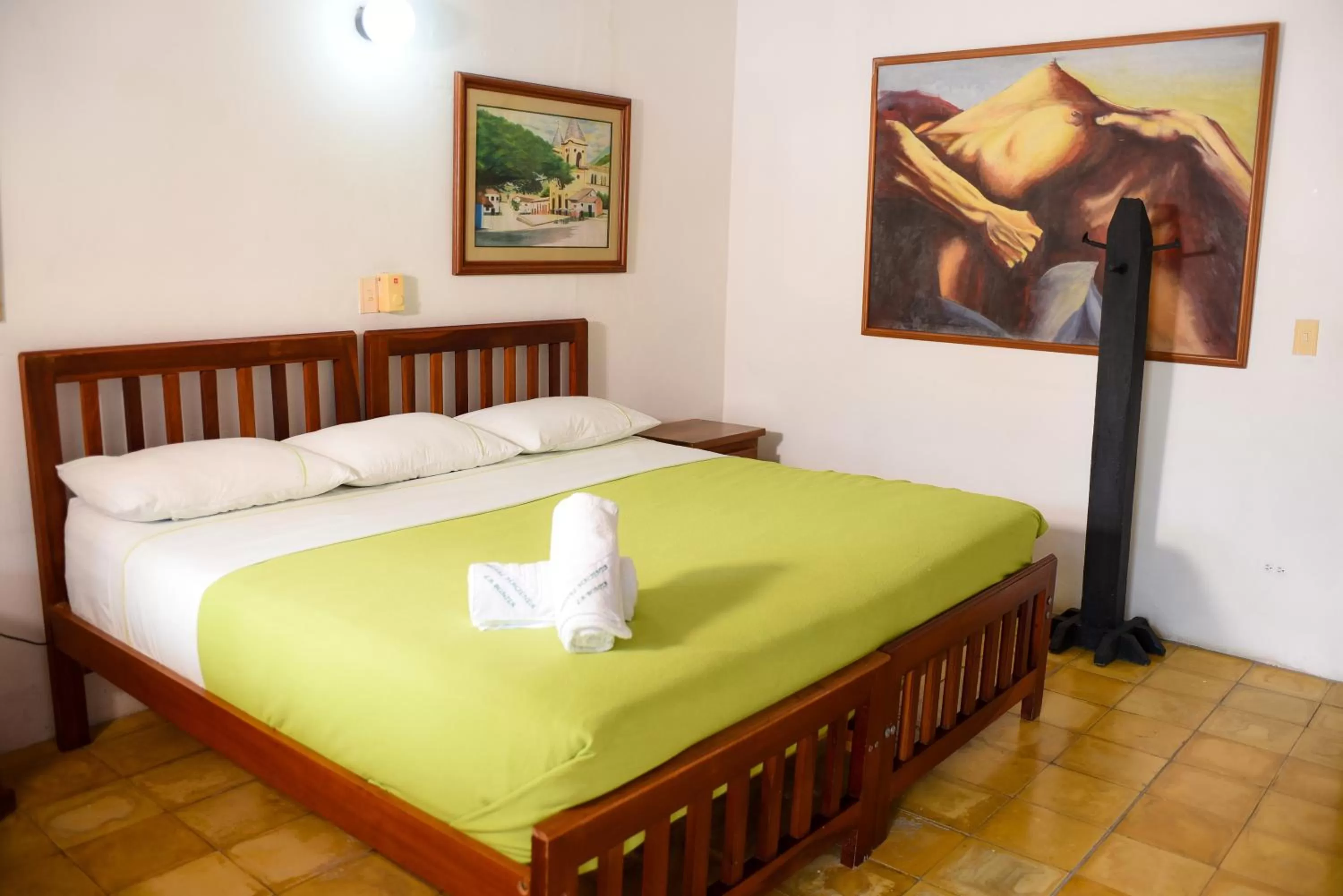 Bed in Hotel Hacienda la Bonita