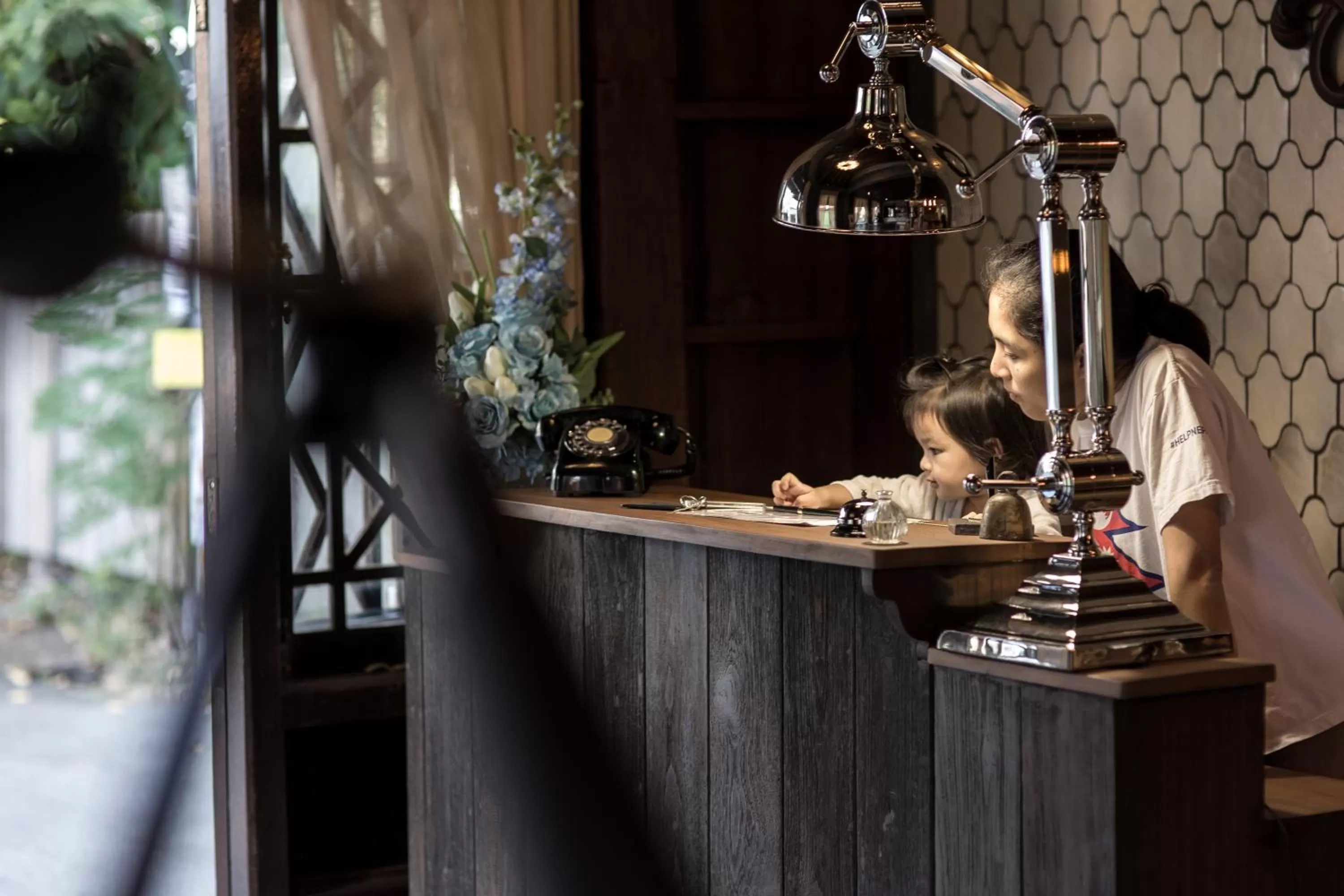 Lobby or reception in ONCE (upon a time) Chiang Mai Home