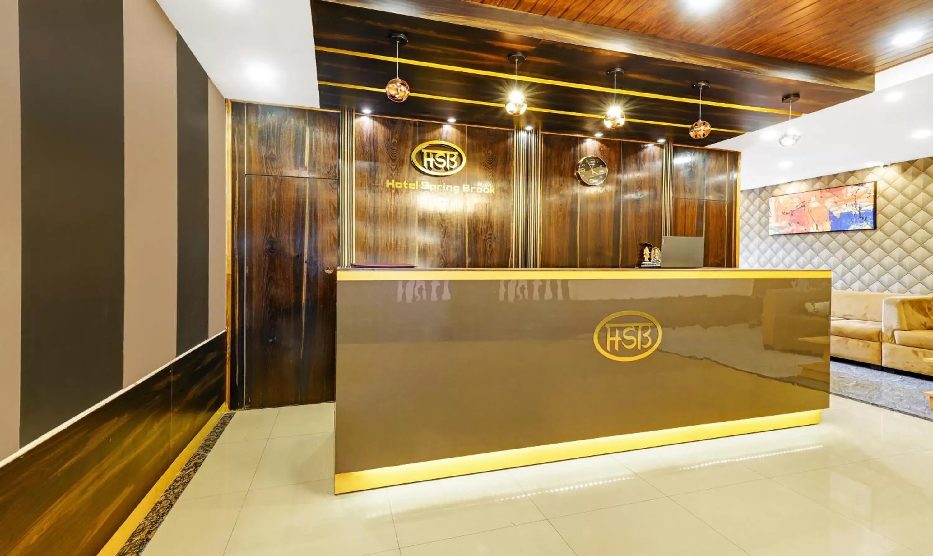 Lobby or reception in Treebo Spring Brook Lobby or reception in Treebo Spring Brook