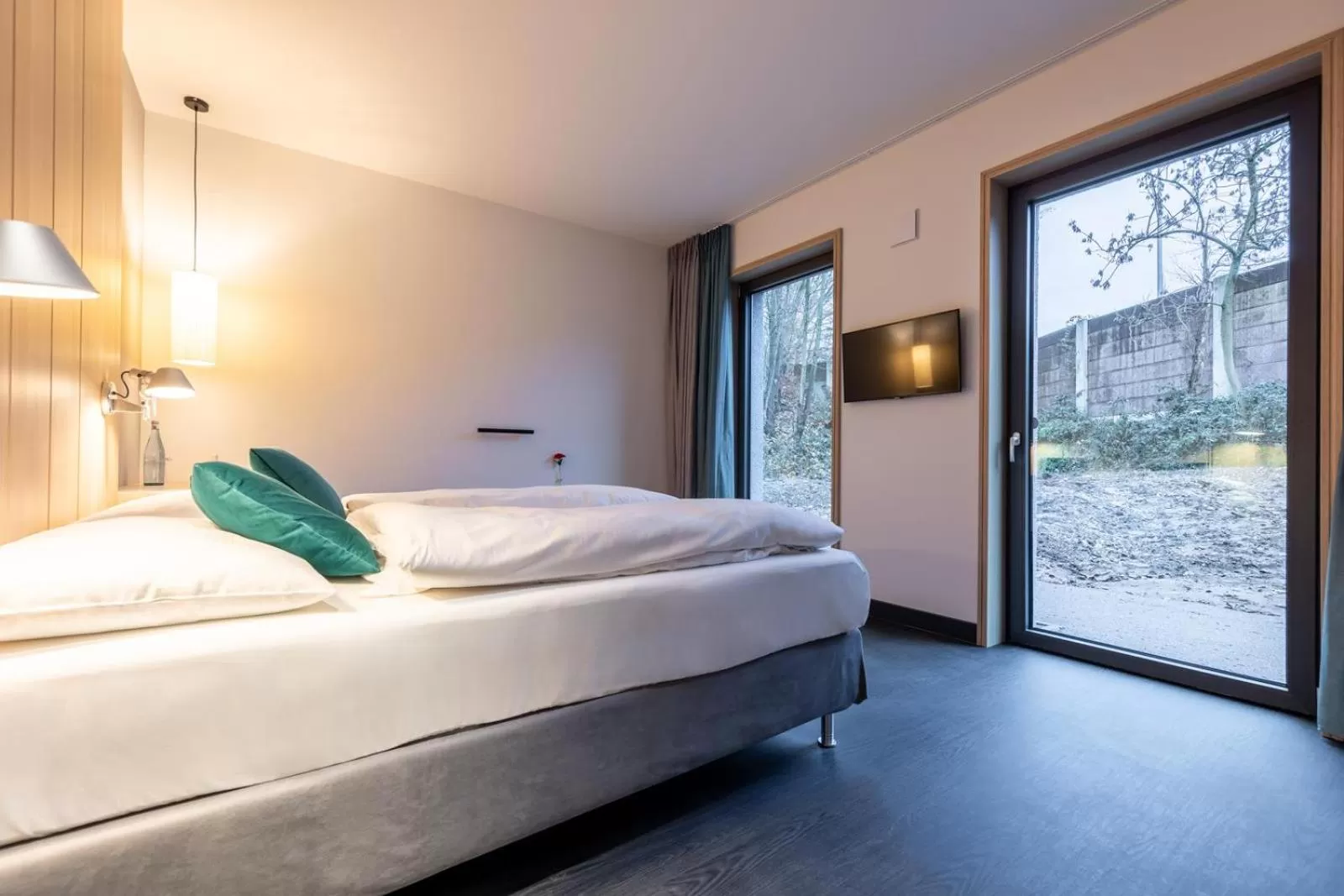 Bed in Serways Hotel Hösel