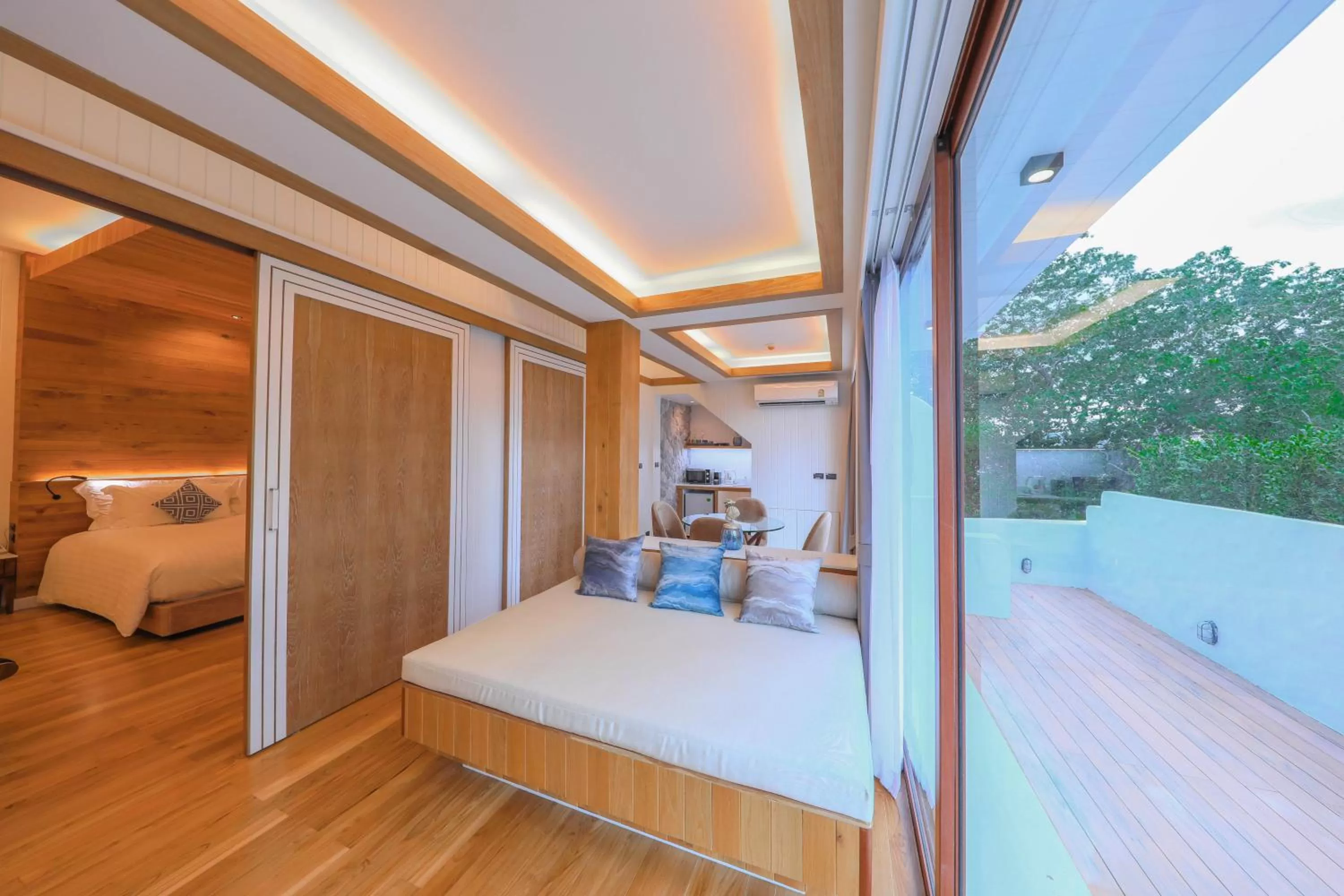 Bed in Kundala Beach Resort Hua Hin