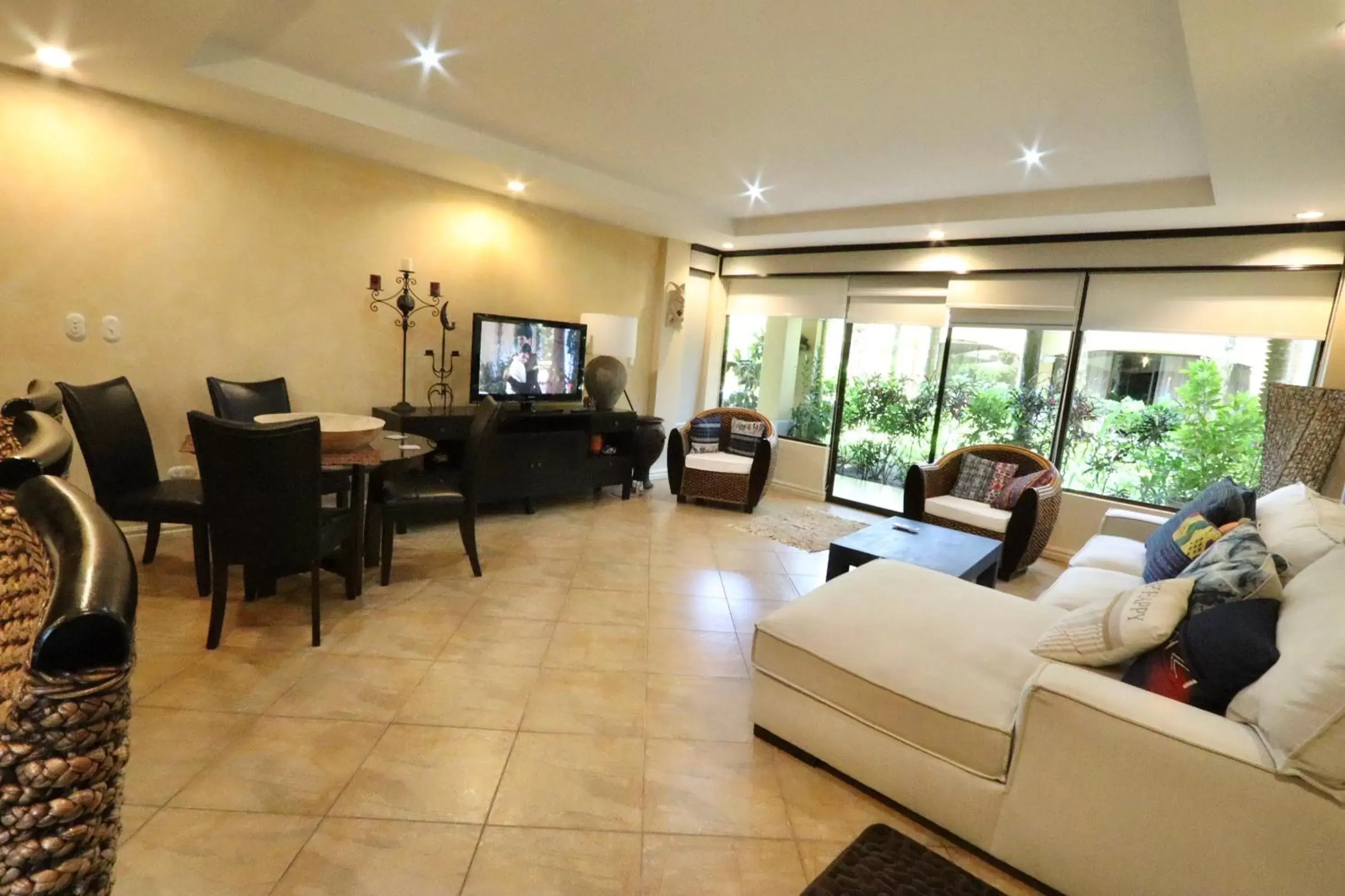 Living room in Monte Carlo Luxury Condominiums